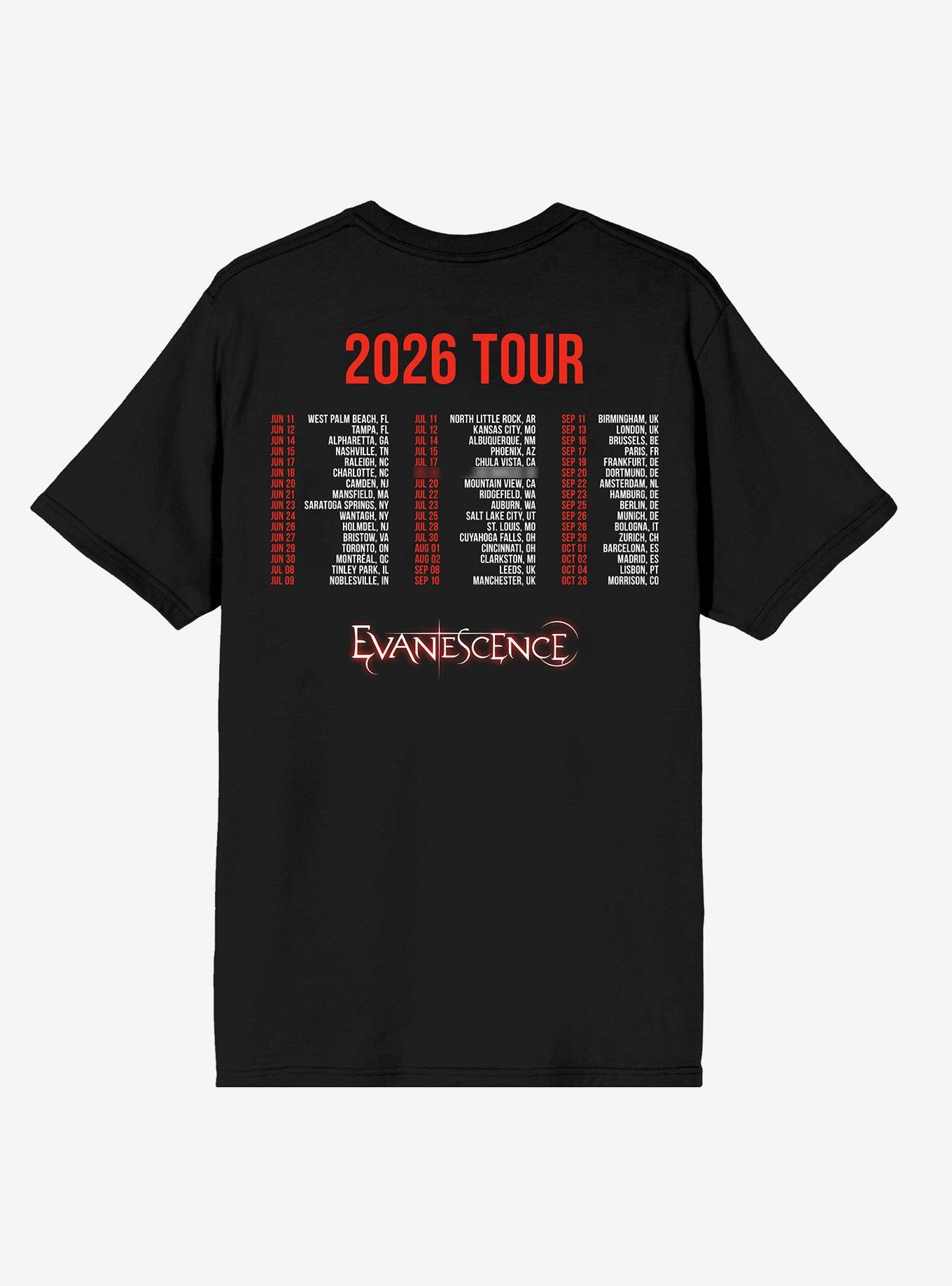 Evanescence 2026 Tour T-Shirt, , hi-res