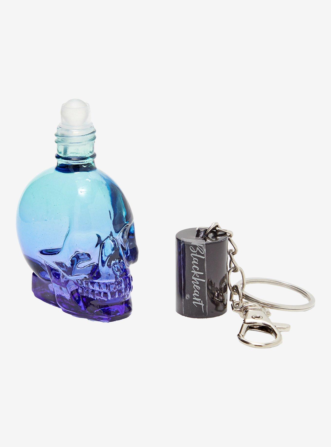 Blackheart Electric Aura Skull Roller Perfume Keychain, , hi-res