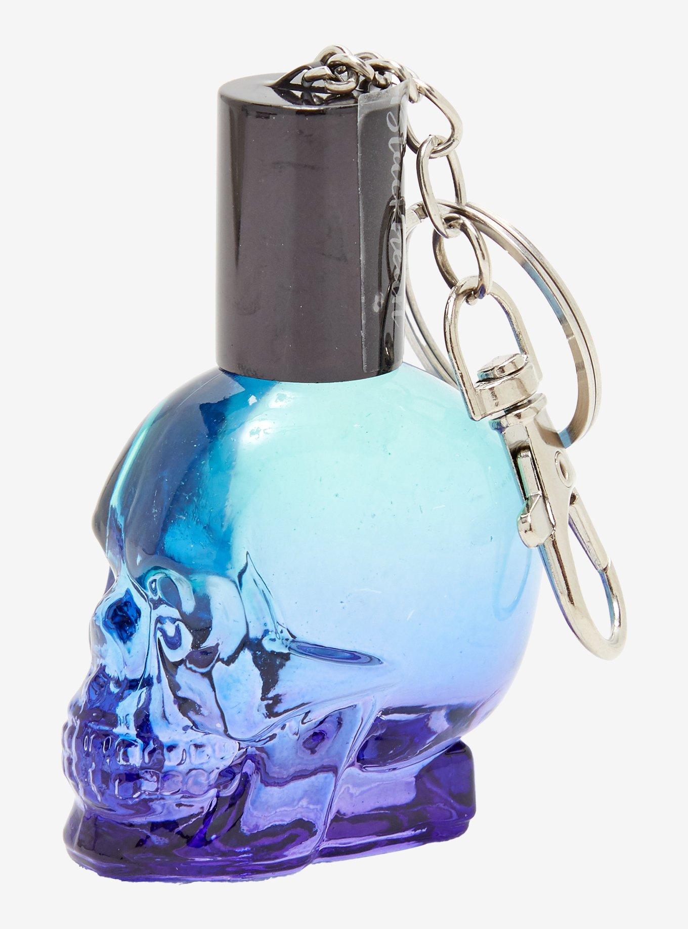 Blackheart Electric Aura Skull Roller Perfume Keychain, , alternate - view 3