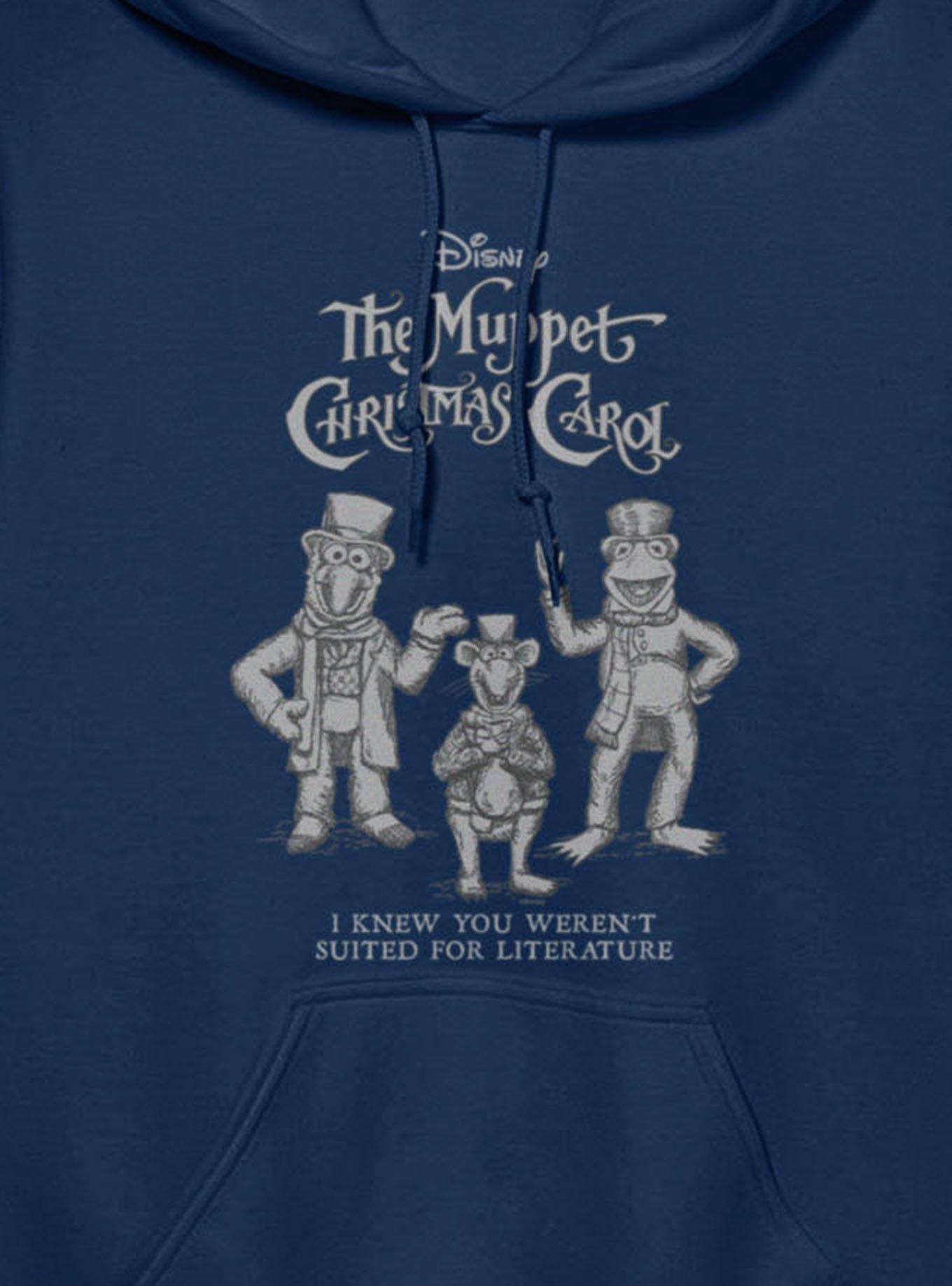 Disney The Muppets Christmas Carol Not Suited For Literature Kermit Gonzo Rizzo Hoodie, , hi-res