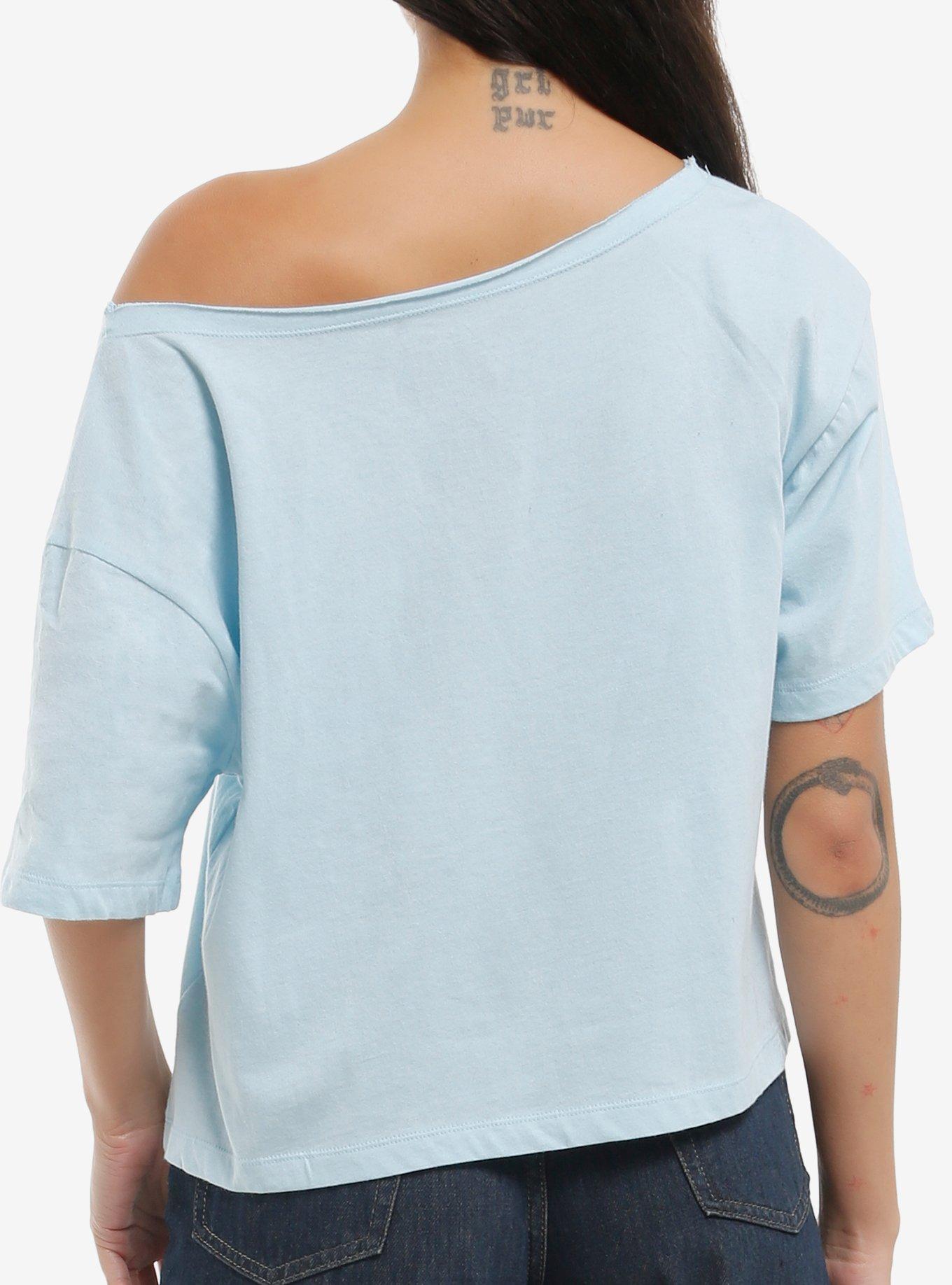 Her Universe Disney Pixar Up Young Carl & Ellie Girls Off-Shoulder T-Shirt, MULTI, alternate