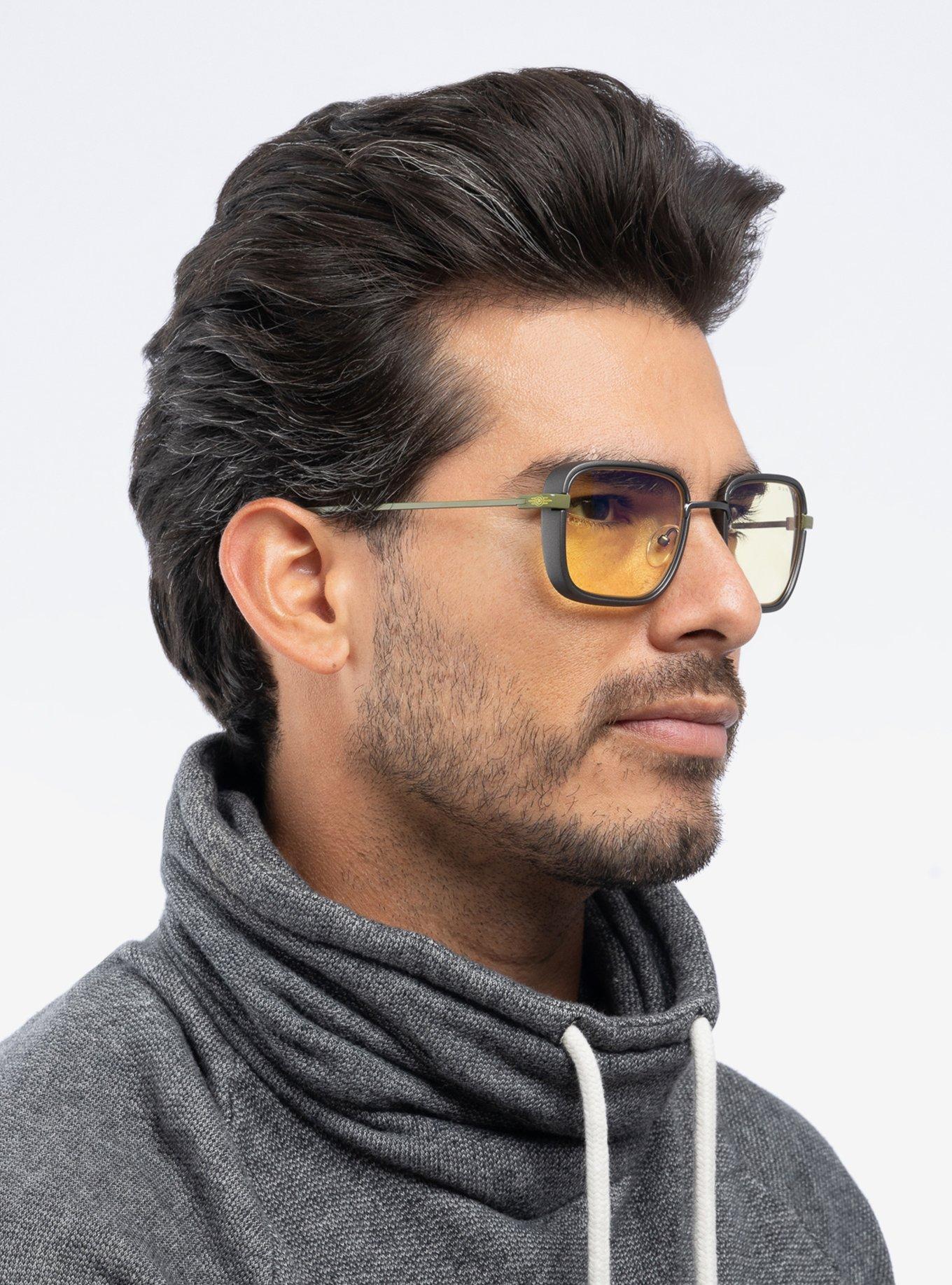 Fallout x GUNNAR Vault 33 Computer Amber Tint Blue Light Glasses, , alternate