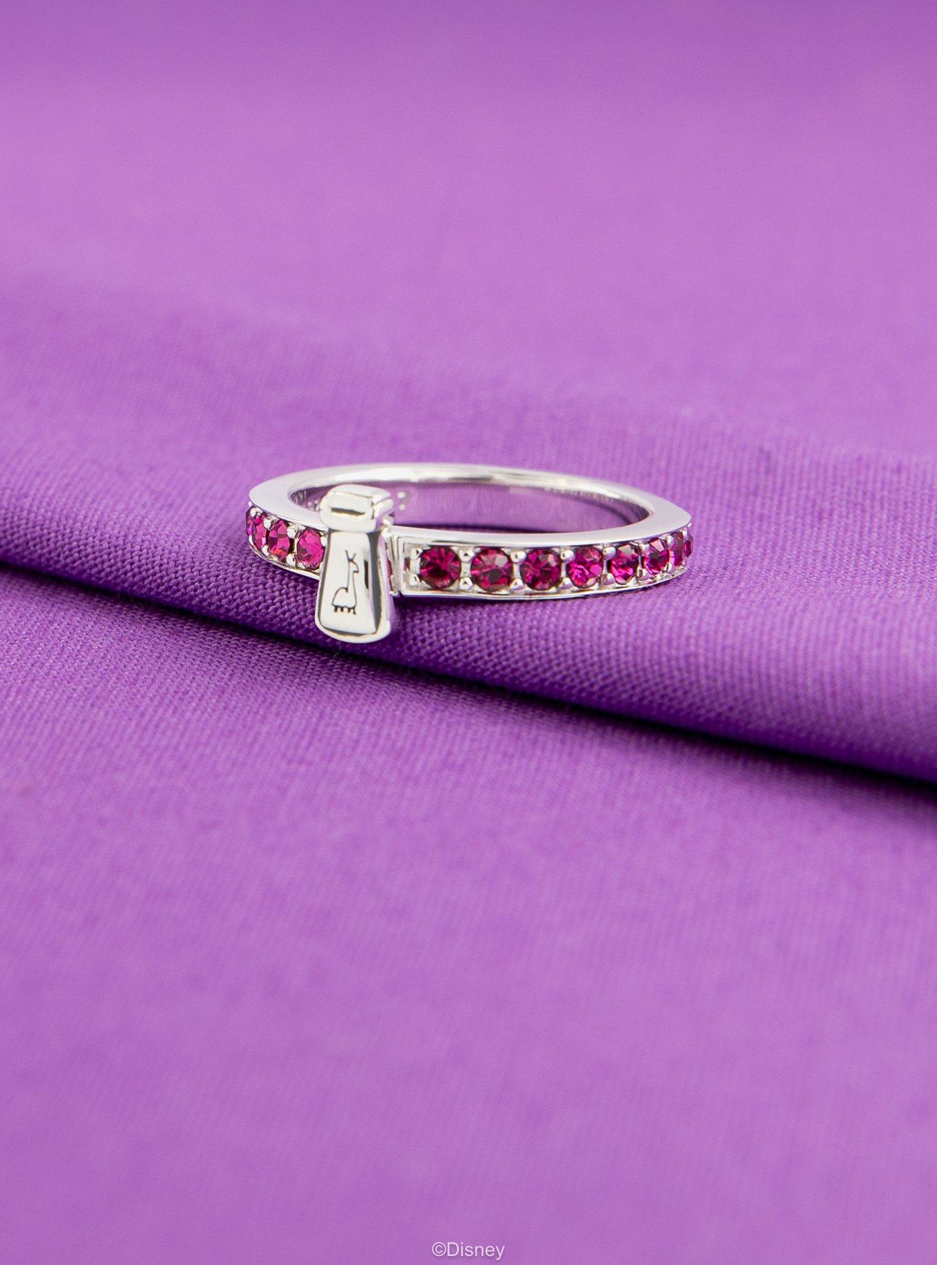 Disney X RockLove Disney The Emperor's New Groove Yzma Iconic Villains Stacker Ring, PINK, alternate