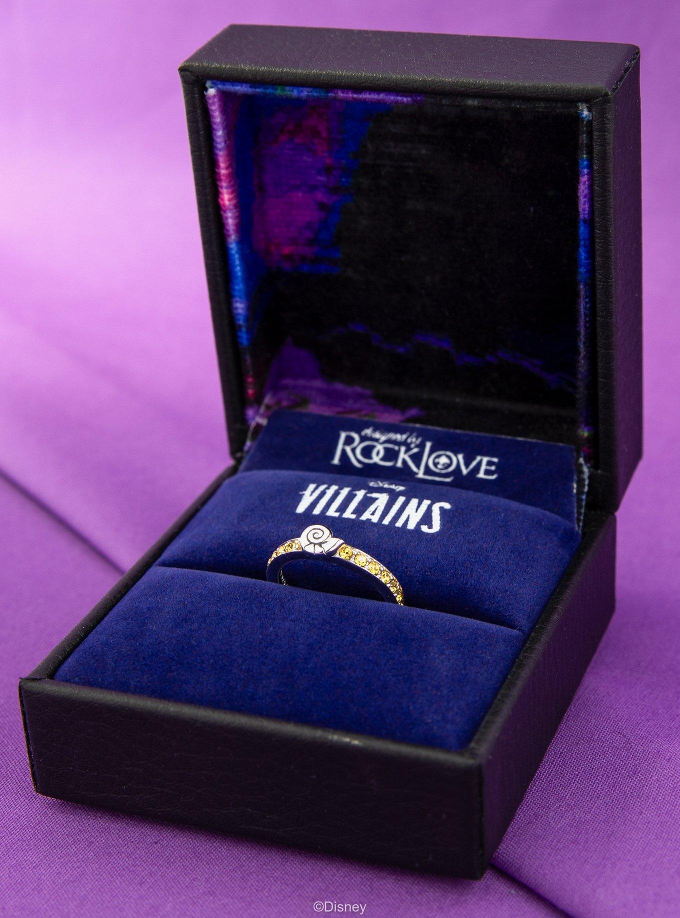 Disney X RockLove Disney The Little Mermaid Ursula Iconic Villains Stacker Ring, , hi-res