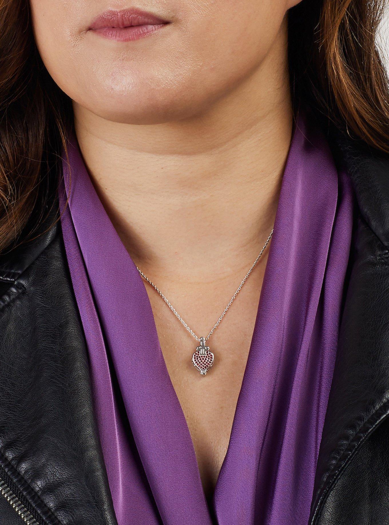 Disney X RockLove Disney Snow White Evil Queen Iconic Villains Necklace, , hi-res