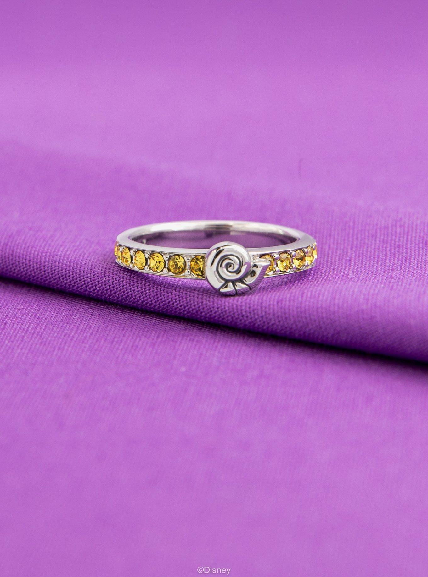 Disney X RockLove Disney The Little Mermaid Ursula Iconic Villains Stacker Ring, GOLD, alternate