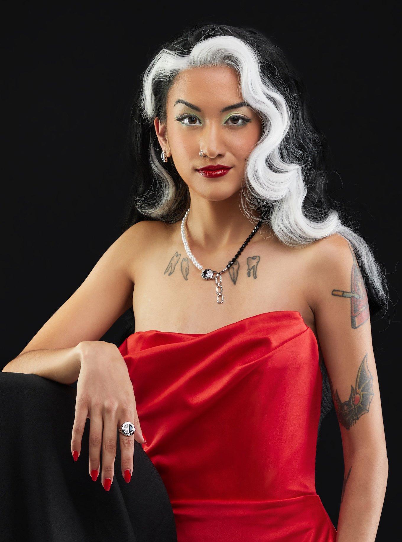 Disney X RockLove Disney Villains Cruella de Vil Chaos Ring, MULTI, alternate