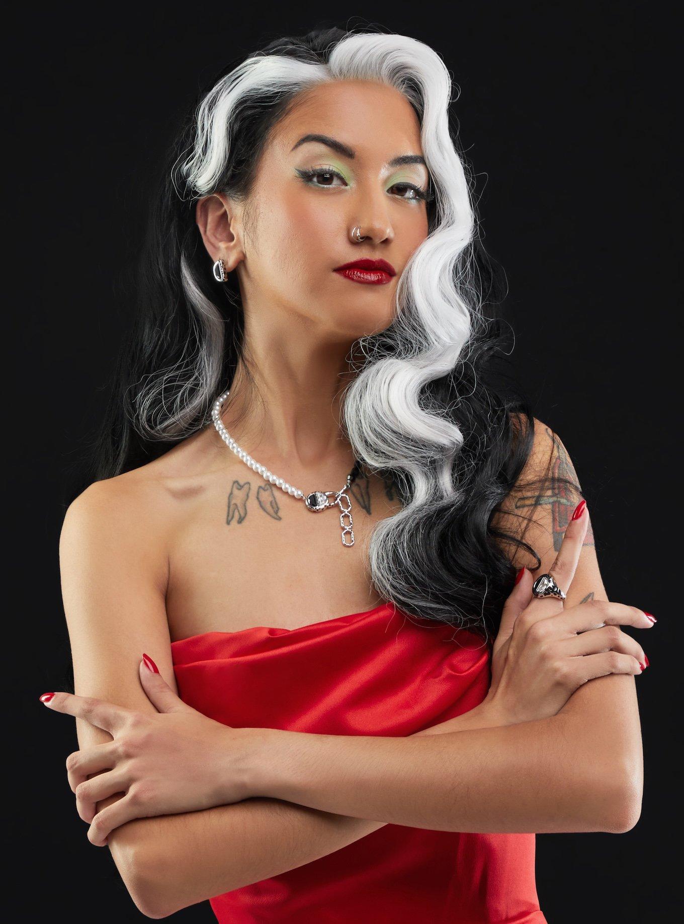 Disney X RockLove Villains Cruella de Vil Chaos Earrings, , hi-res