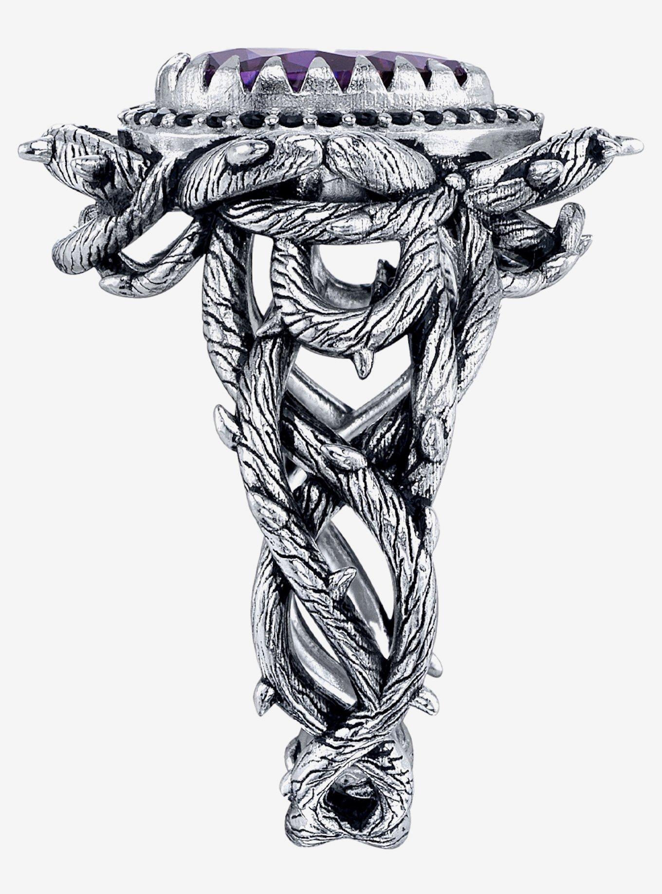 Disney X RockLove Disney Villains Maleficent Malicious Ring, PURPLE, alternate