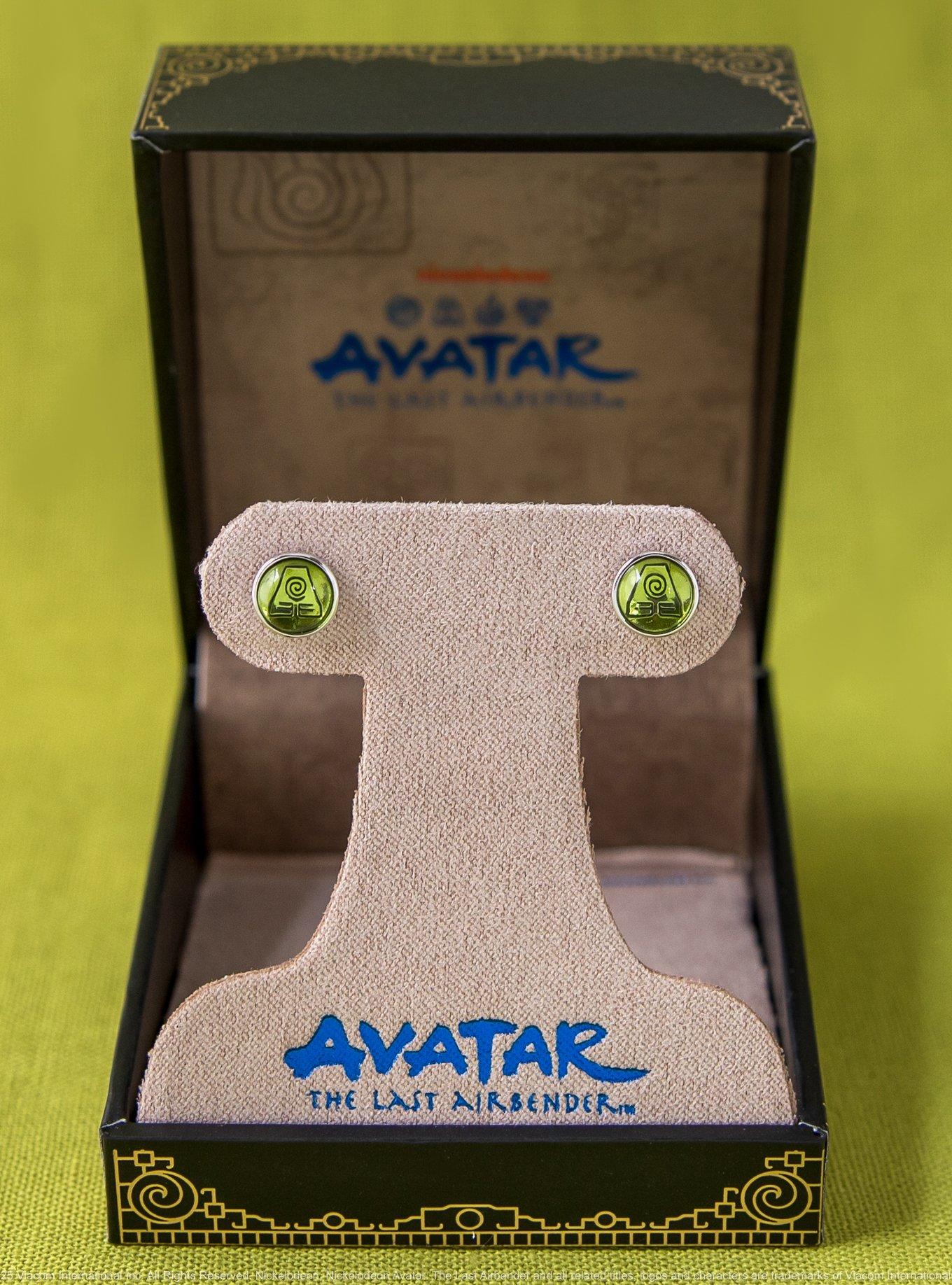 Avatar The Last Airbender X RockLove Earthbender Stud Earrings, , alternate