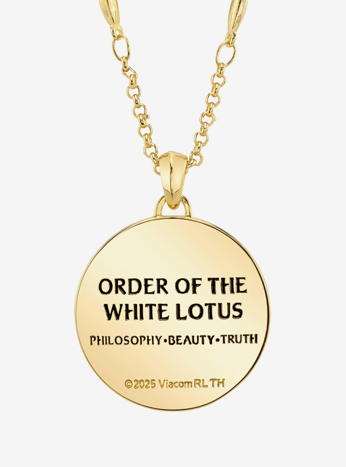 Avatar The Last Airbender X RockLove White Lotus Necklace, , hi-res