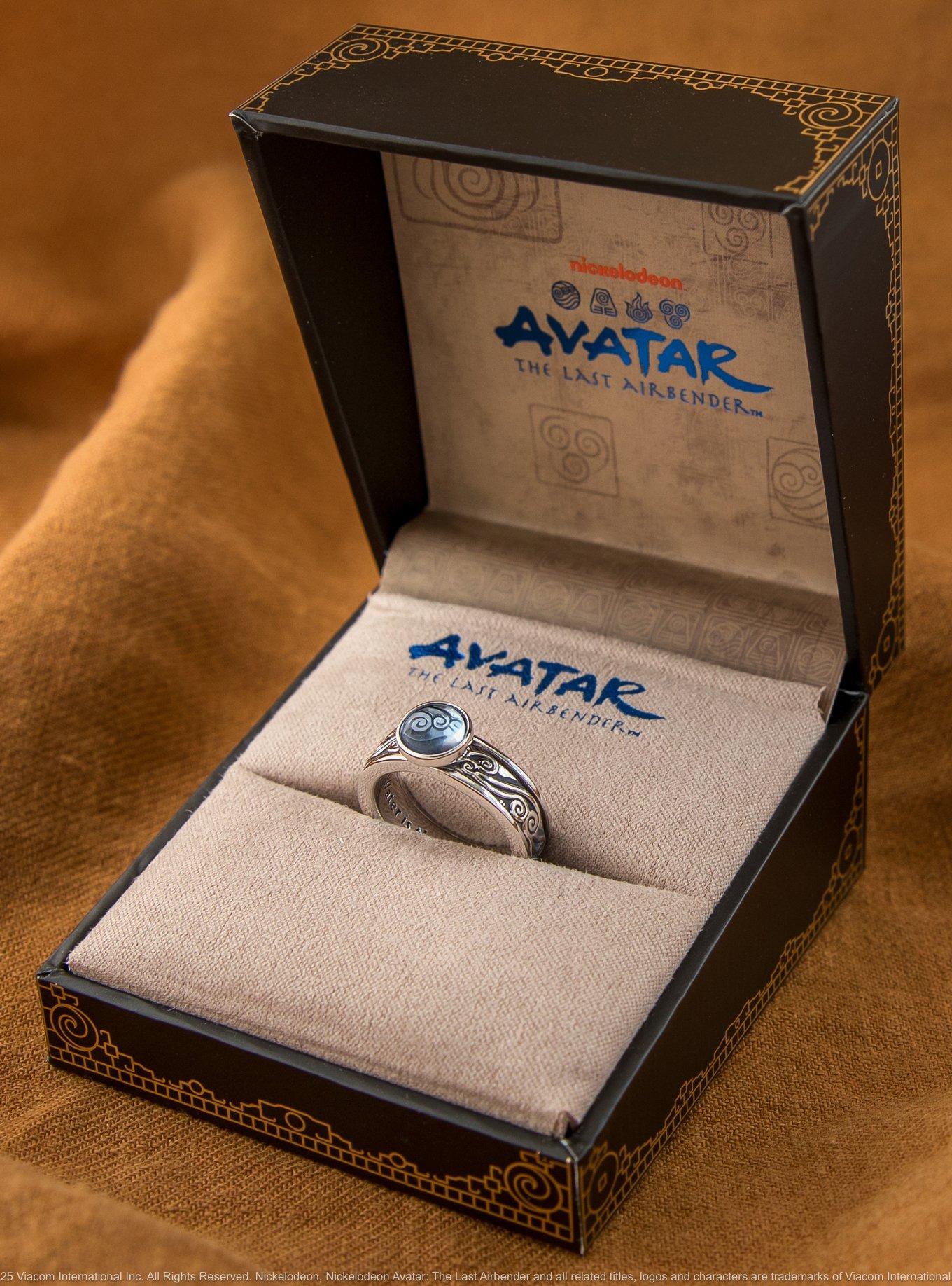 Avatar The Last Airbender X RockLove Waterbender Spinner Ring, BLUE, alternate