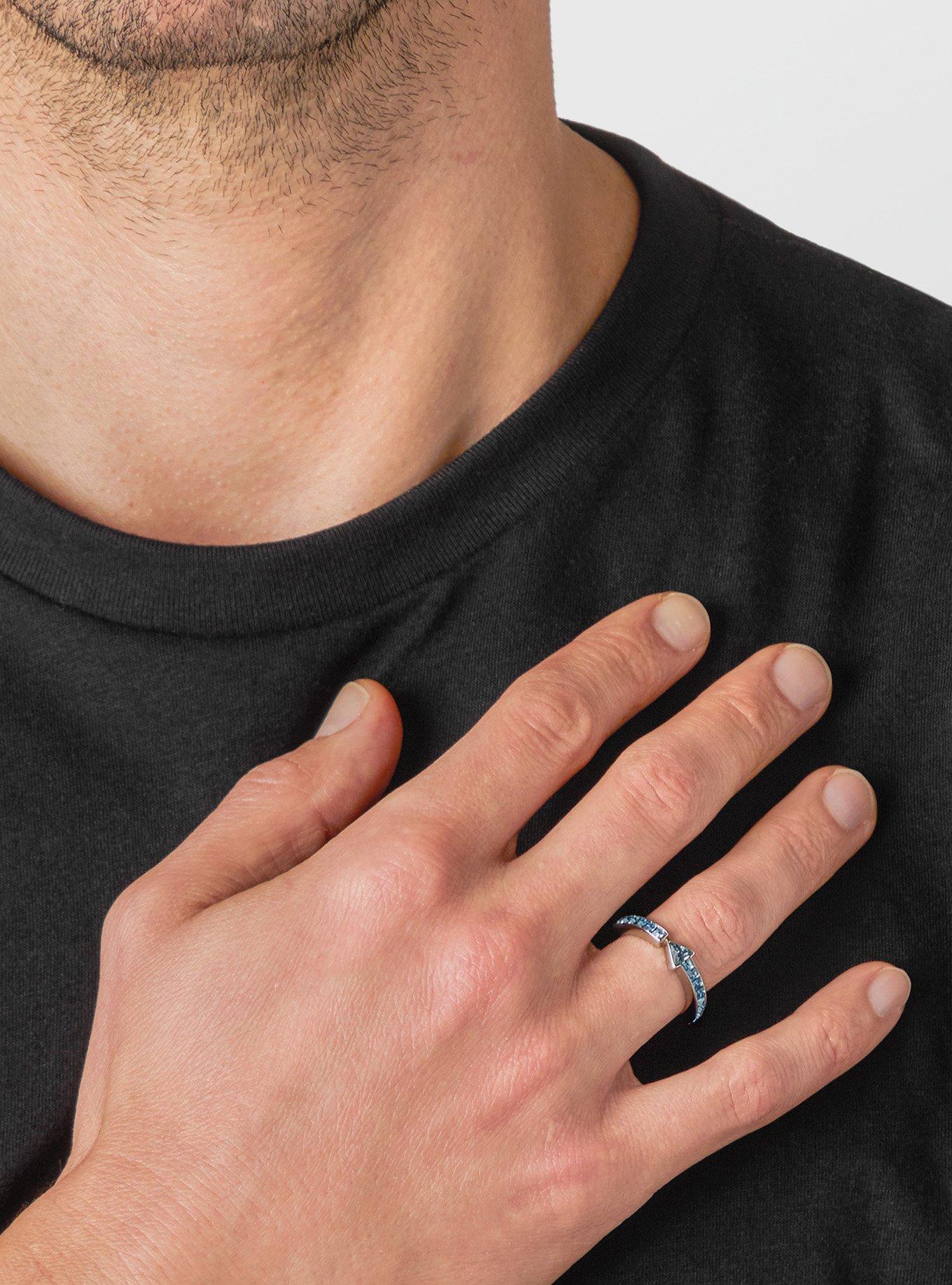 Avatar The Last Airbender X RockLove Avatar Arrow Ring, BLUE, alternate