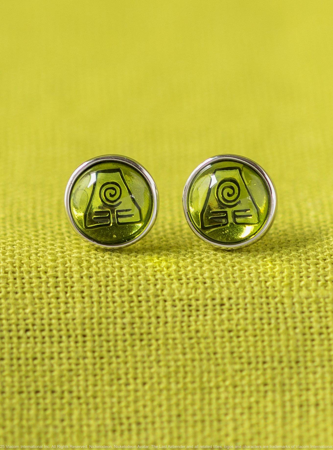 Avatar The Last Airbender X RockLove Earthbender Stud Earrings, , hi-res