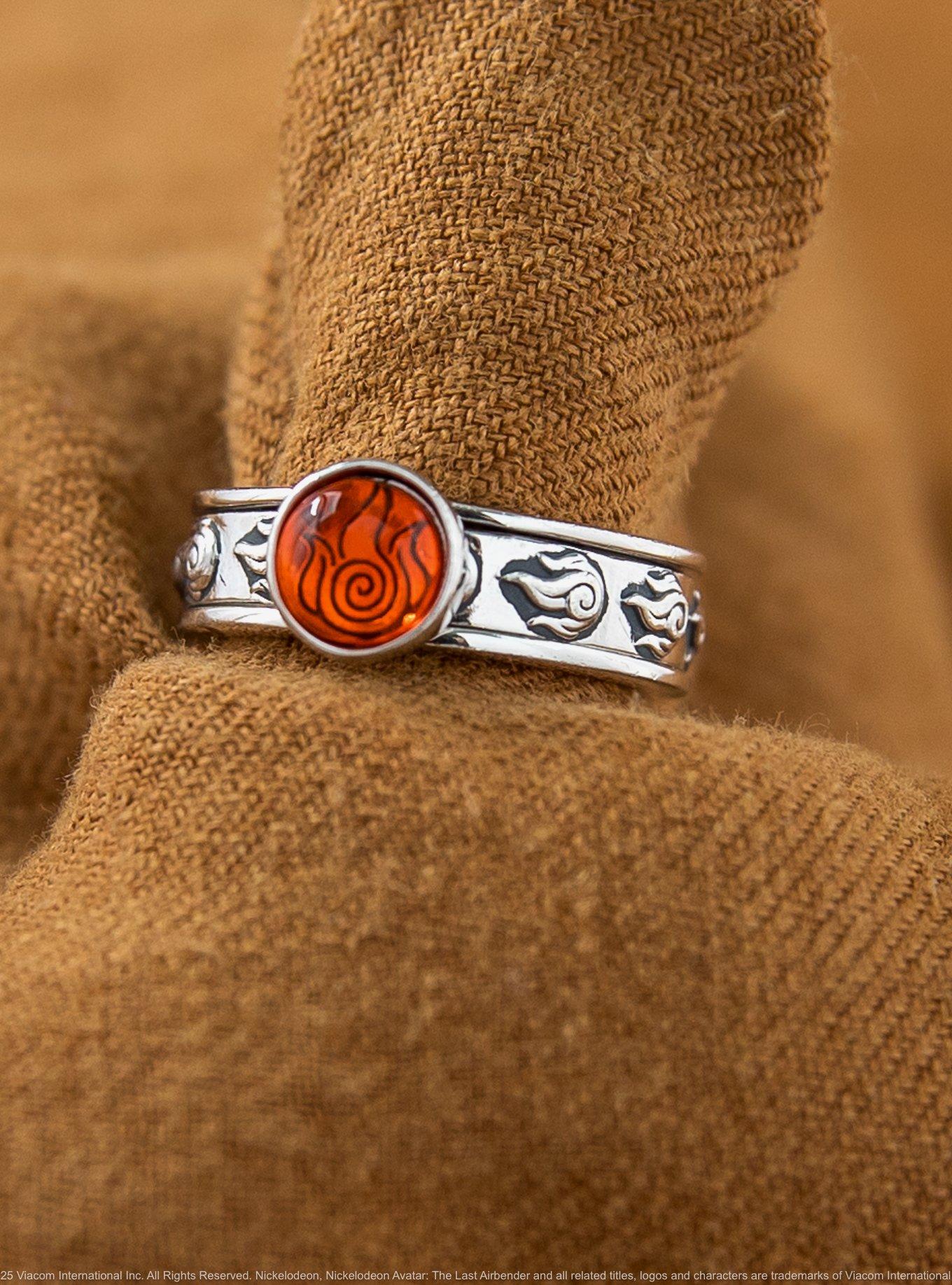 Avatar The Last Airbender X RockLove Firebender Spinner Ring, , hi-res