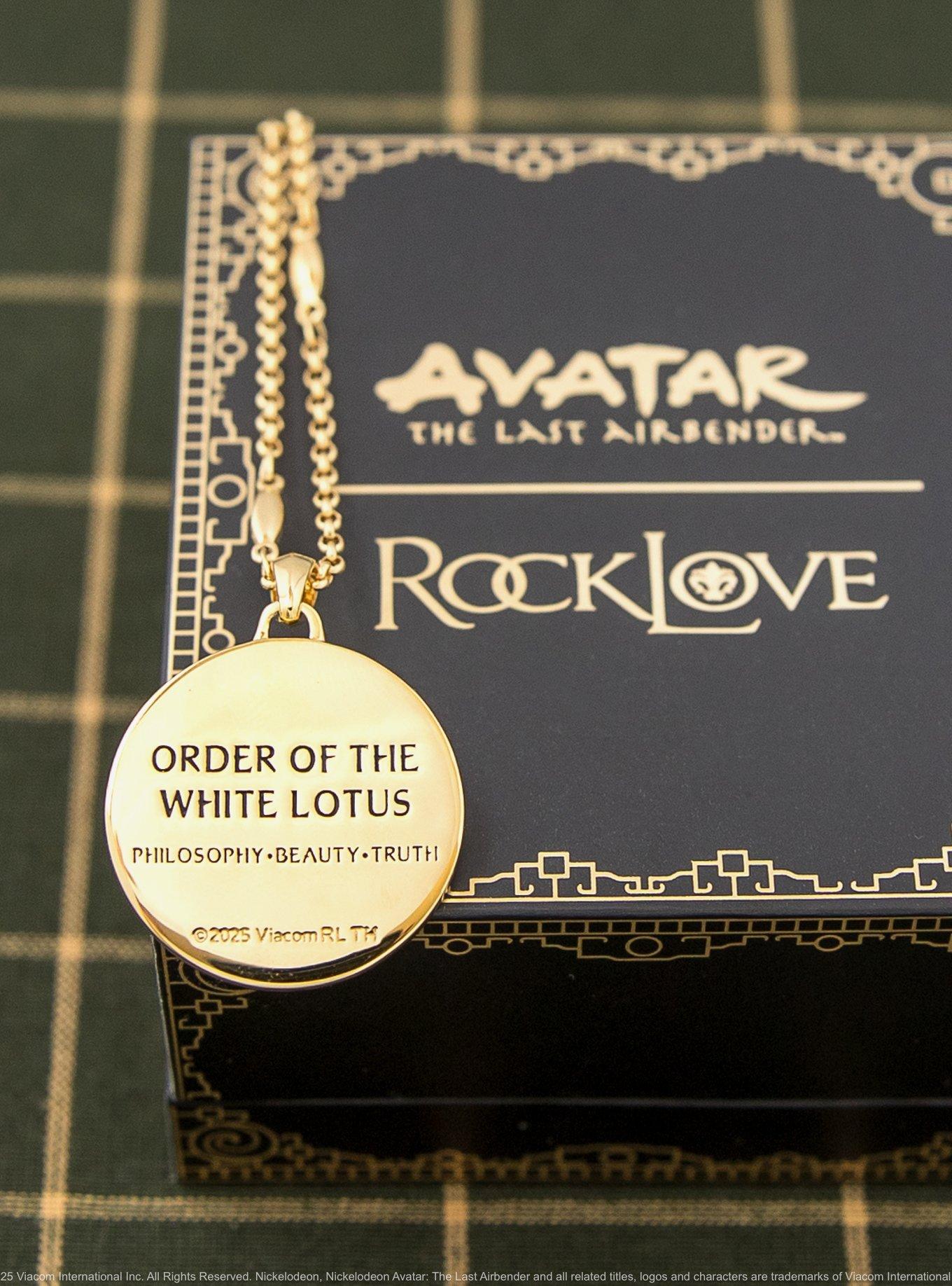 Avatar The Last Airbender X RockLove White Lotus Necklace, , alternate