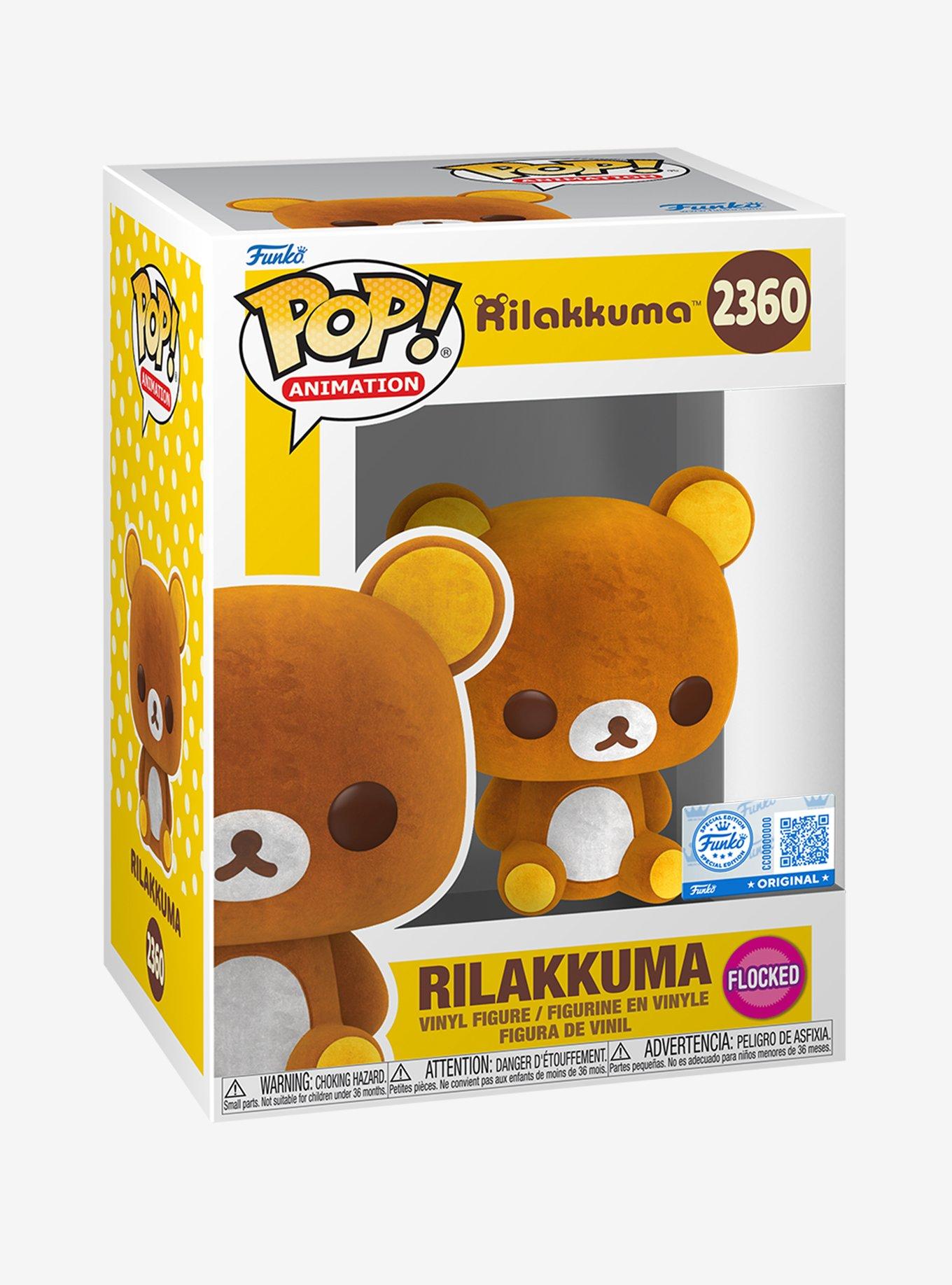 Funko Pop! Animation Rilakkuma (Flocked) Vinyl Figure Hot Topic Exclusive, , hi-res