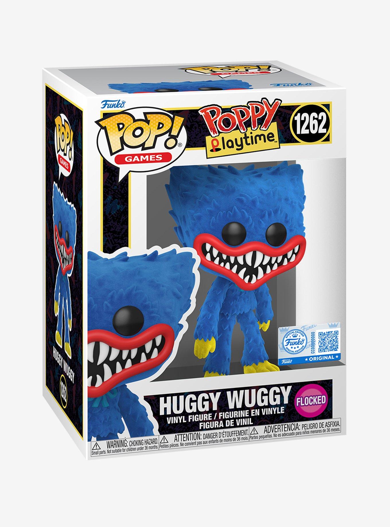 Funko Poppy Playtime Pop! Games Huggy Wuggy (Flocked) Vinyl Figure Hot Topic Exclusive, , hi-res