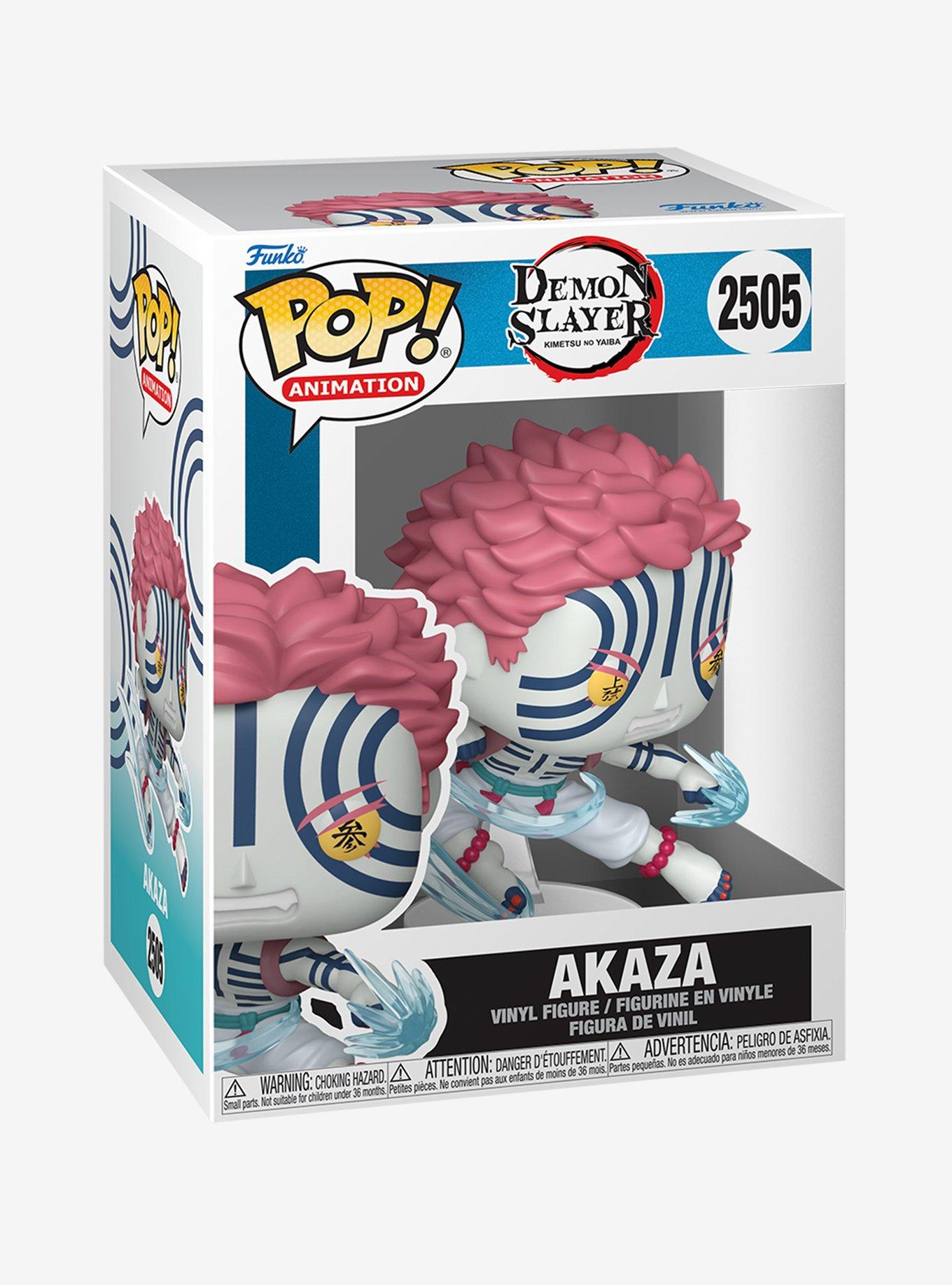 Funko Demon Slayer: Kimetsu No Yaiba Pop! Animation Akaza Vinyl Figure, , hi-res