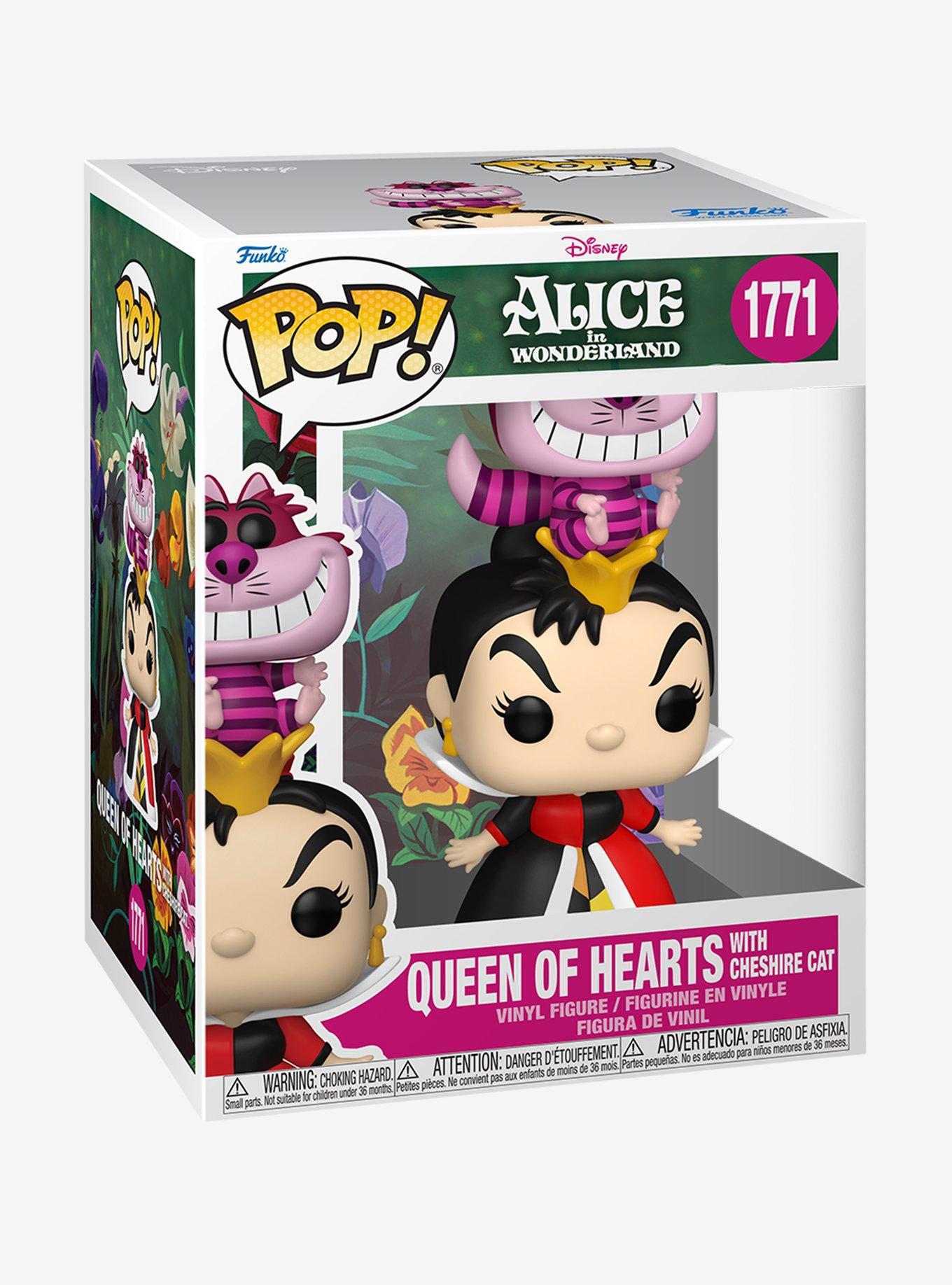 Funko Disney Alice In Wonderland Pop! Premium Queen Of Hearts With Cheshire Cat Vinyl Figure, , hi-res