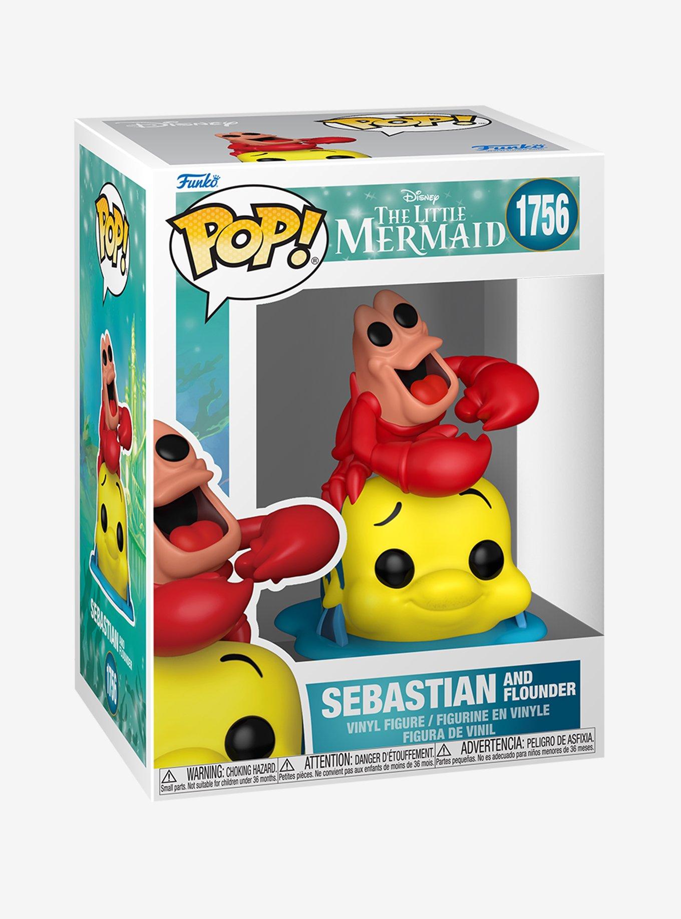 Funko Disney The Little Mermaid Pop! Sebastian And Flounder Vinyl Figure, , hi-res