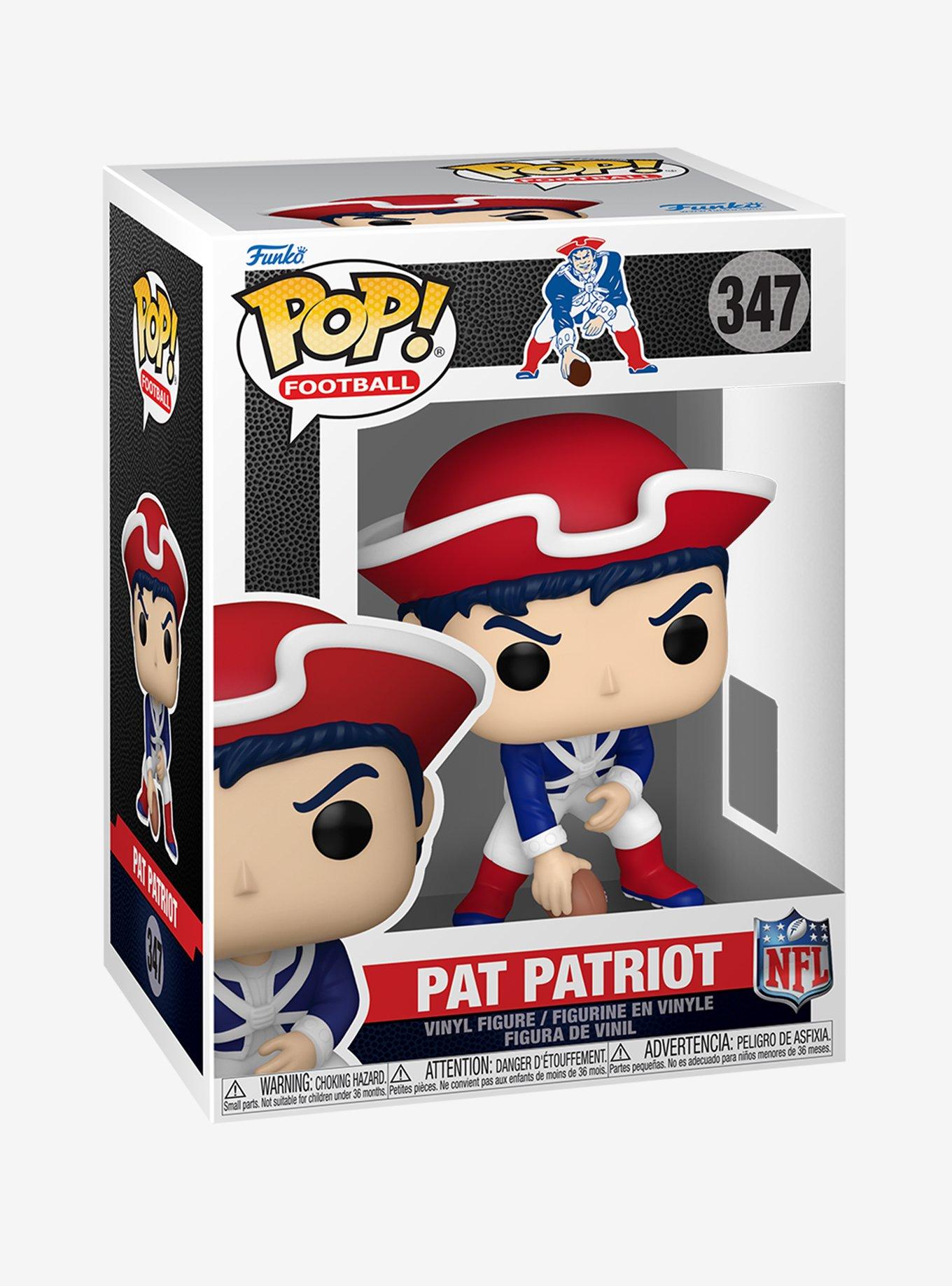 Funko NFL New England Patriots Pop! Football Pat Patriot Vinyl Figure, , hi-res
