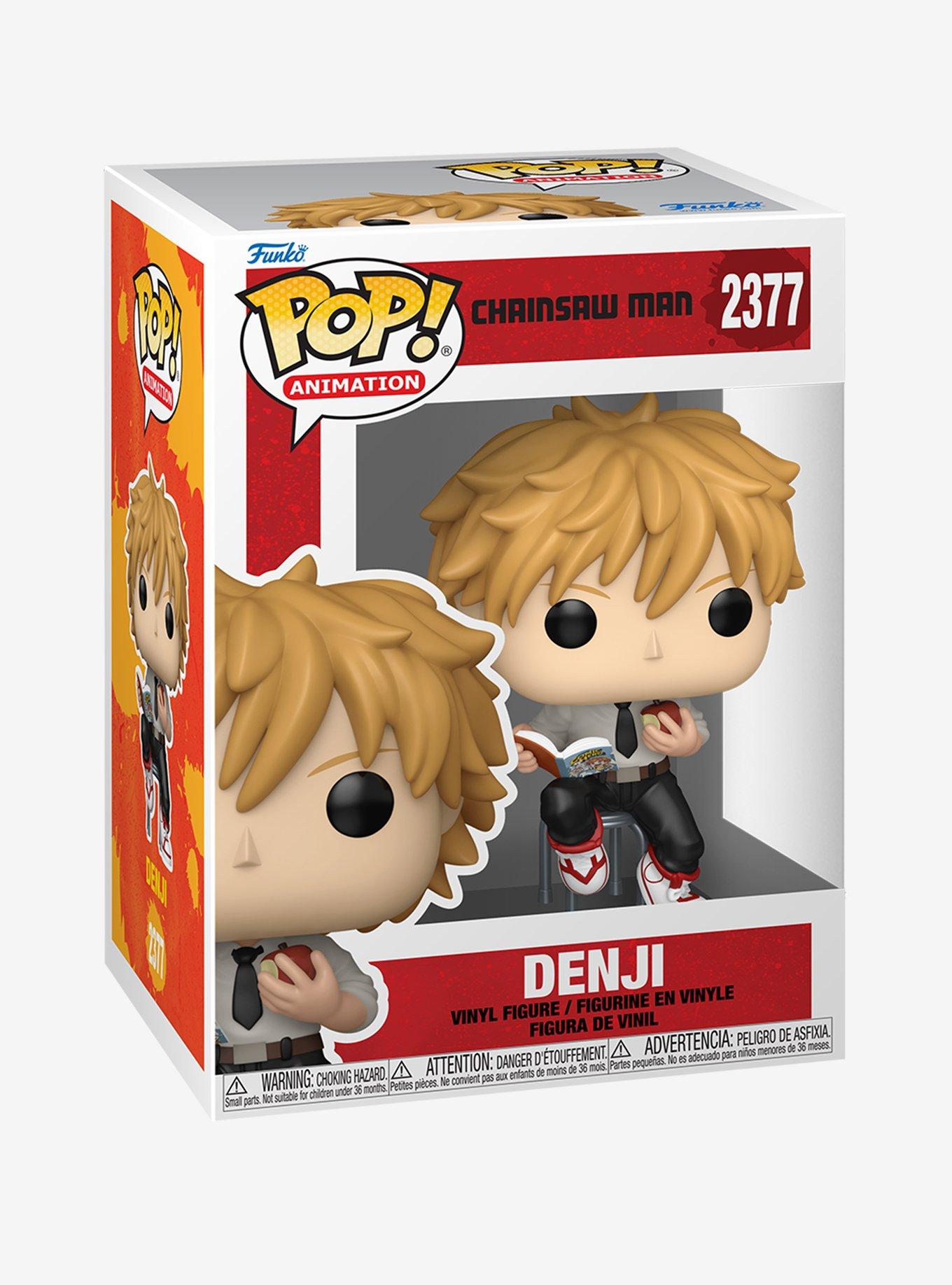 Funko Chainsaw Man Pop! Animation Denji (Reading) Vinyl Figure, , hi-res