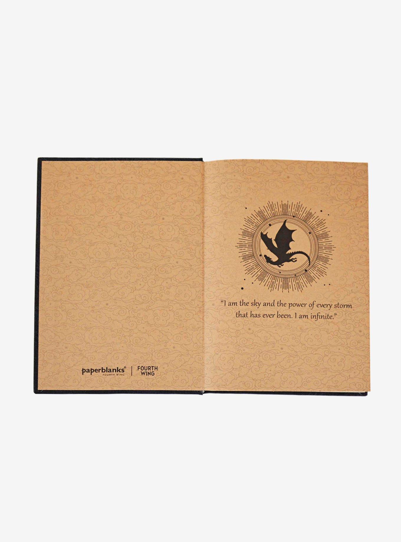 Fourth Wing Dragon Gold Journal