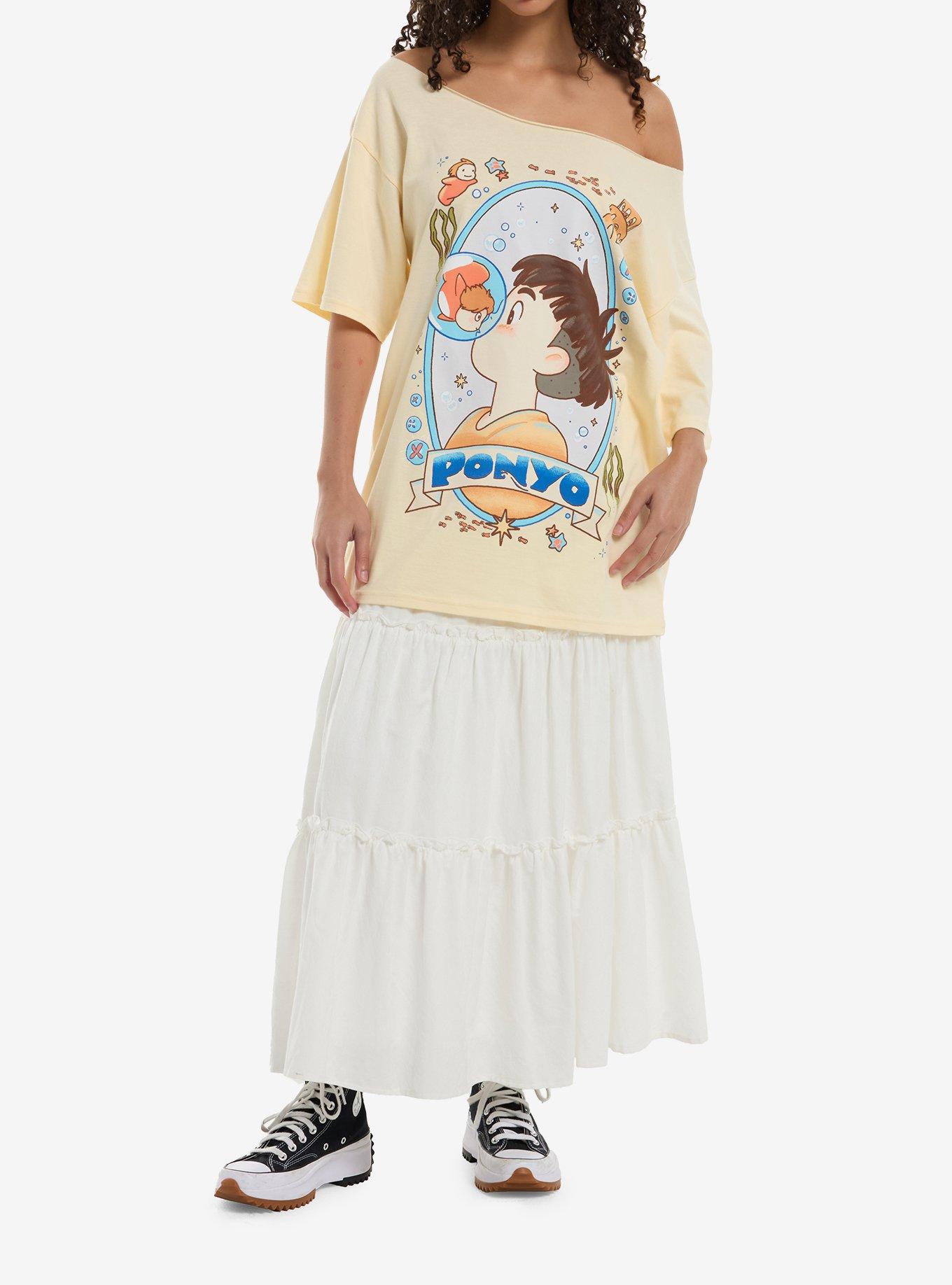 Studio Ghibli&reg; Ponyo Kiss Girls Oversized T-Shirt, , hi-res