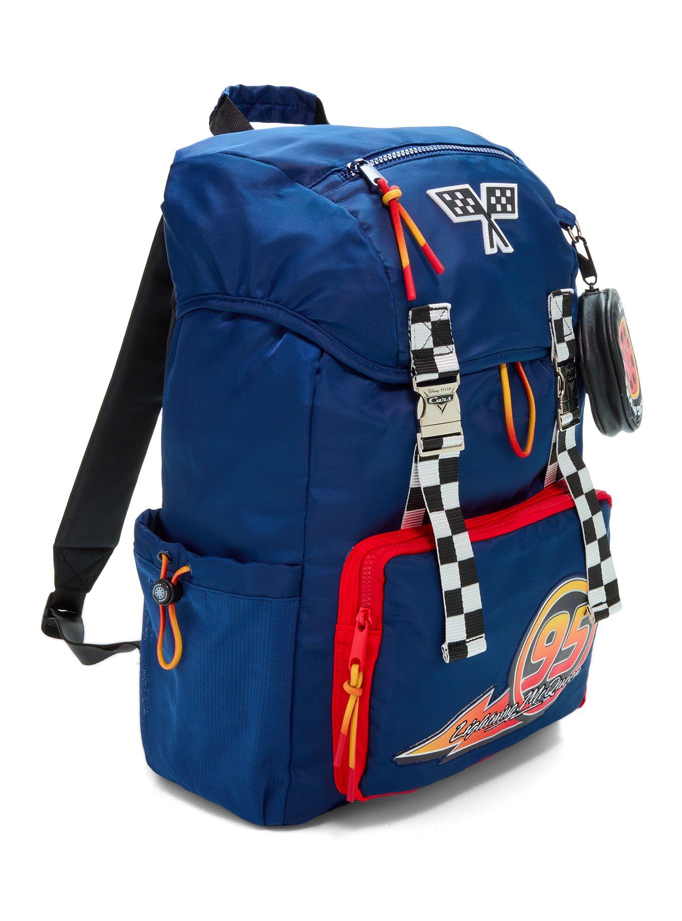 Disney Pixar Cars Lightning McQueen Multi-Pocket Backpack - BoxLunch Exclusive, , hi-res