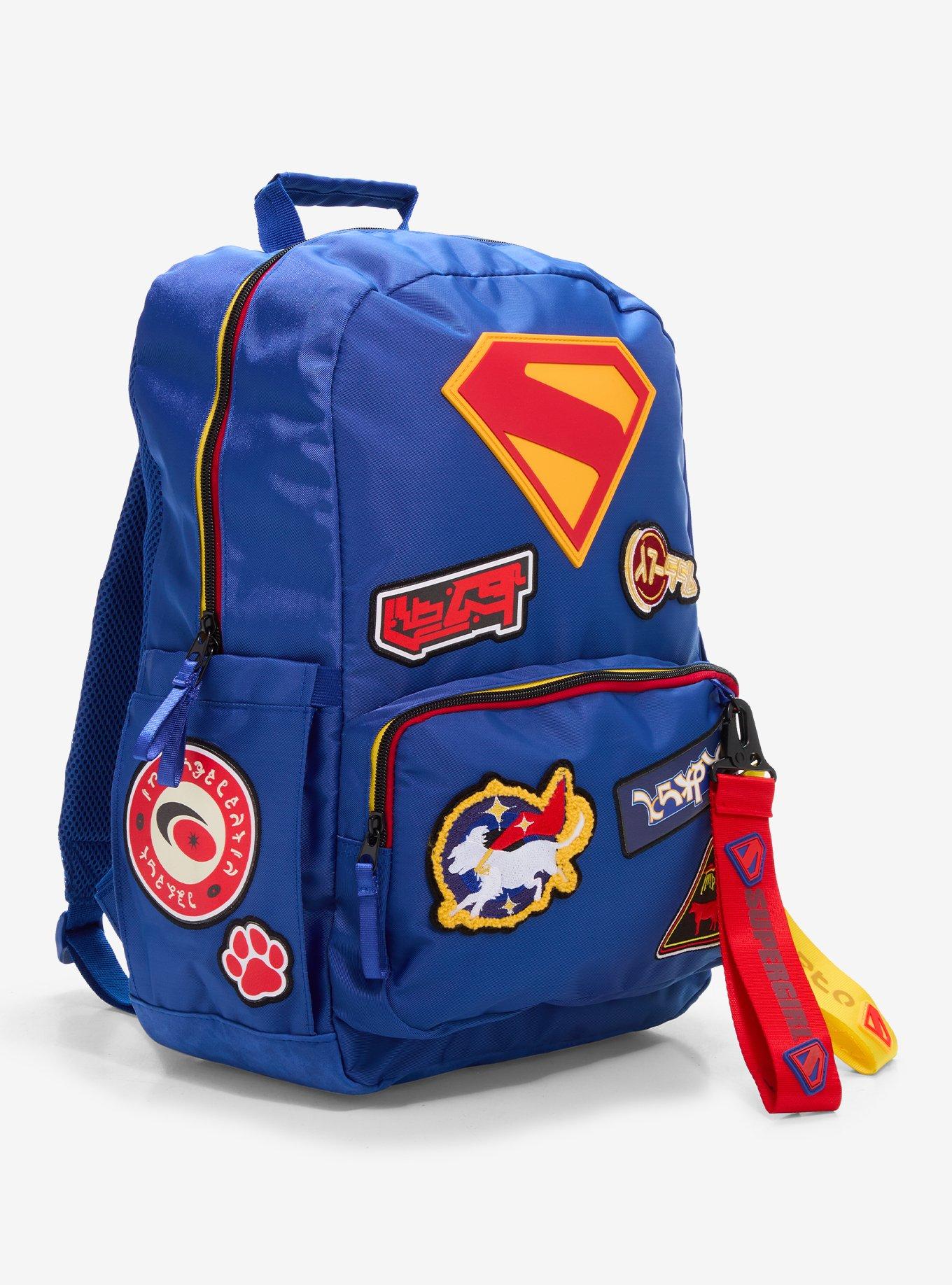 DC Comics Supergirl Patches Backpack - BoxLunch Exclusive, , hi-res