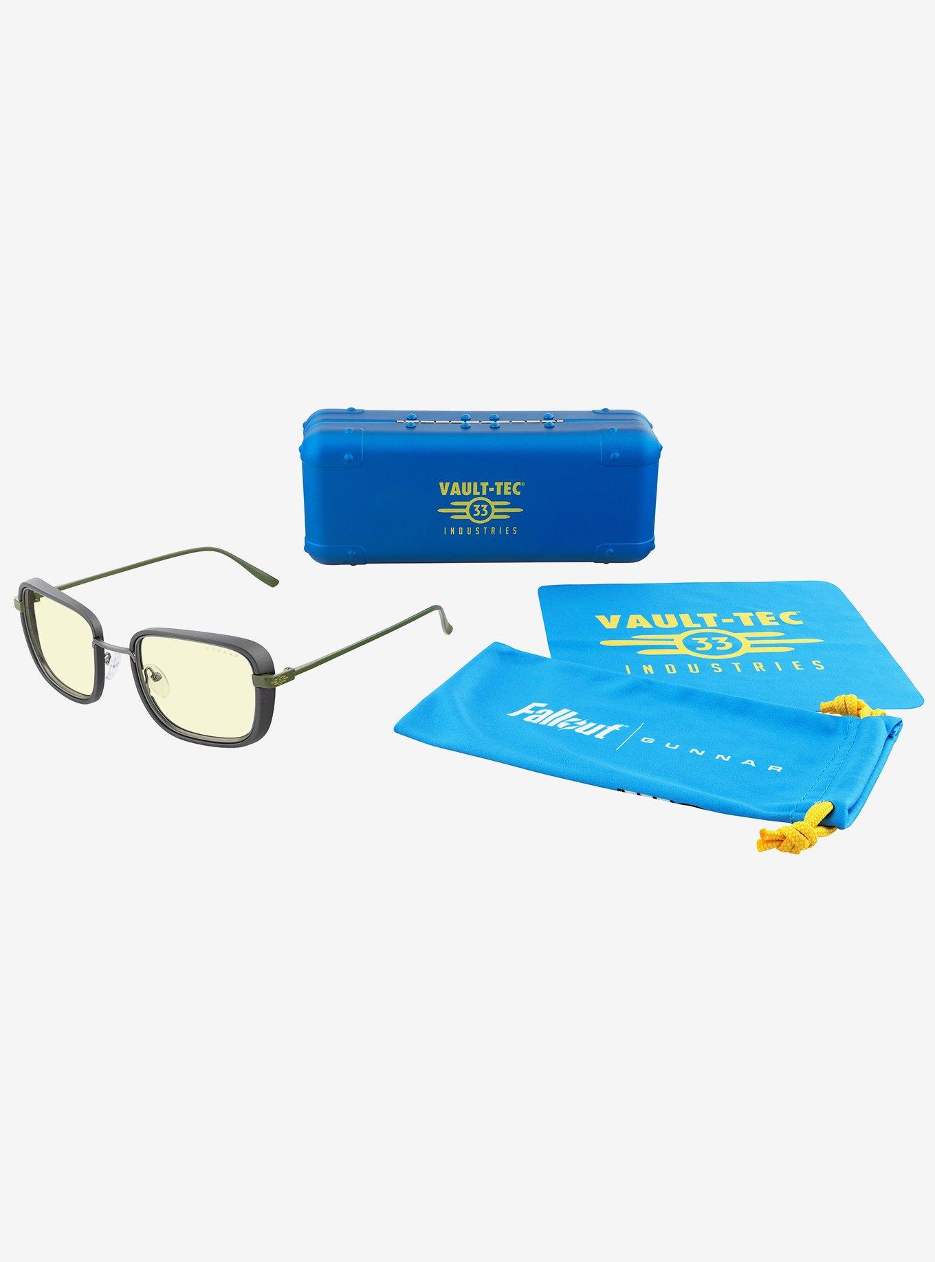 Fallout x GUNNAR Vault 33 Computer Amber Tint Blue Light Glasses, , alternate