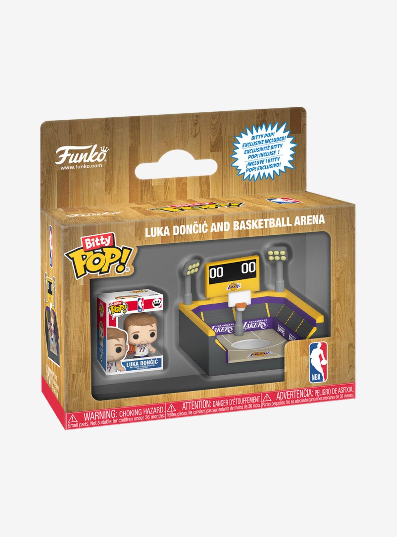 Funko NBA Los Angeles Lakers Bitty Pop! Town  Luka Doncic & Basketball Arena Figure Set, , alternate - view 2