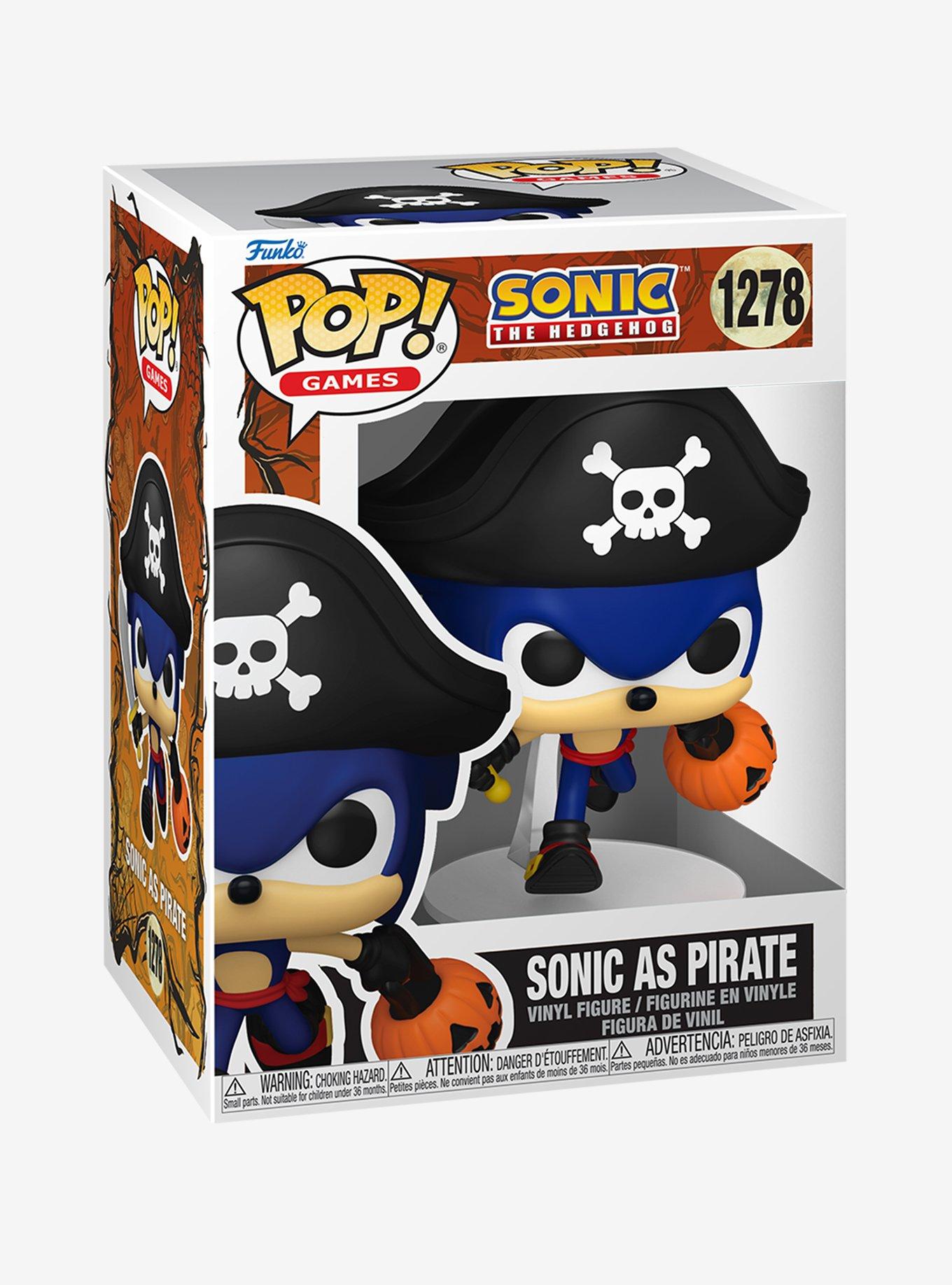 Funko Sonic The Hedgehog Pop! Sonic As Pirate Vinyl Figure, , hi-res