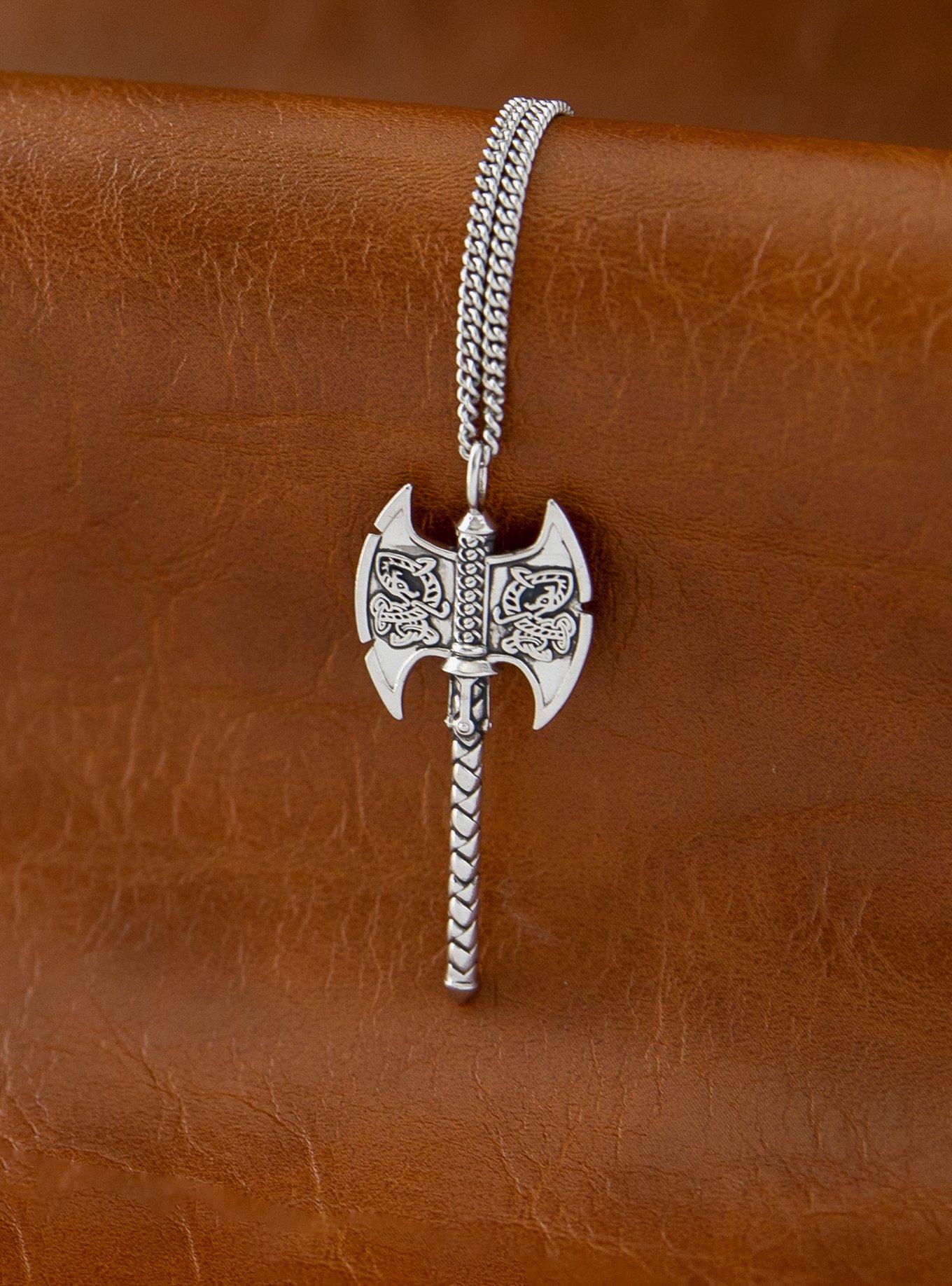 Dungeons and Dragons X RockLove Barbarian Axe Necklace, , alternate