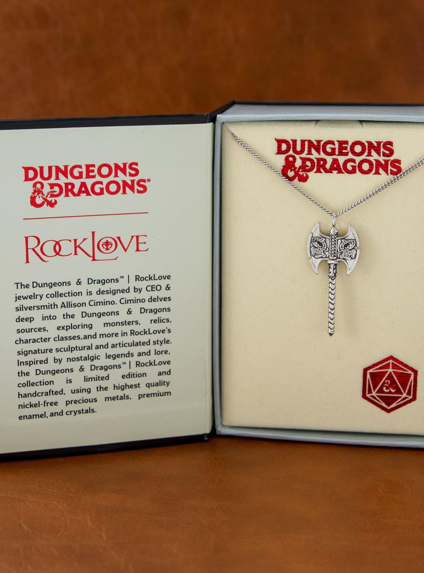 Dungeons and Dragons X RockLove Barbarian Axe Necklace, , alternate