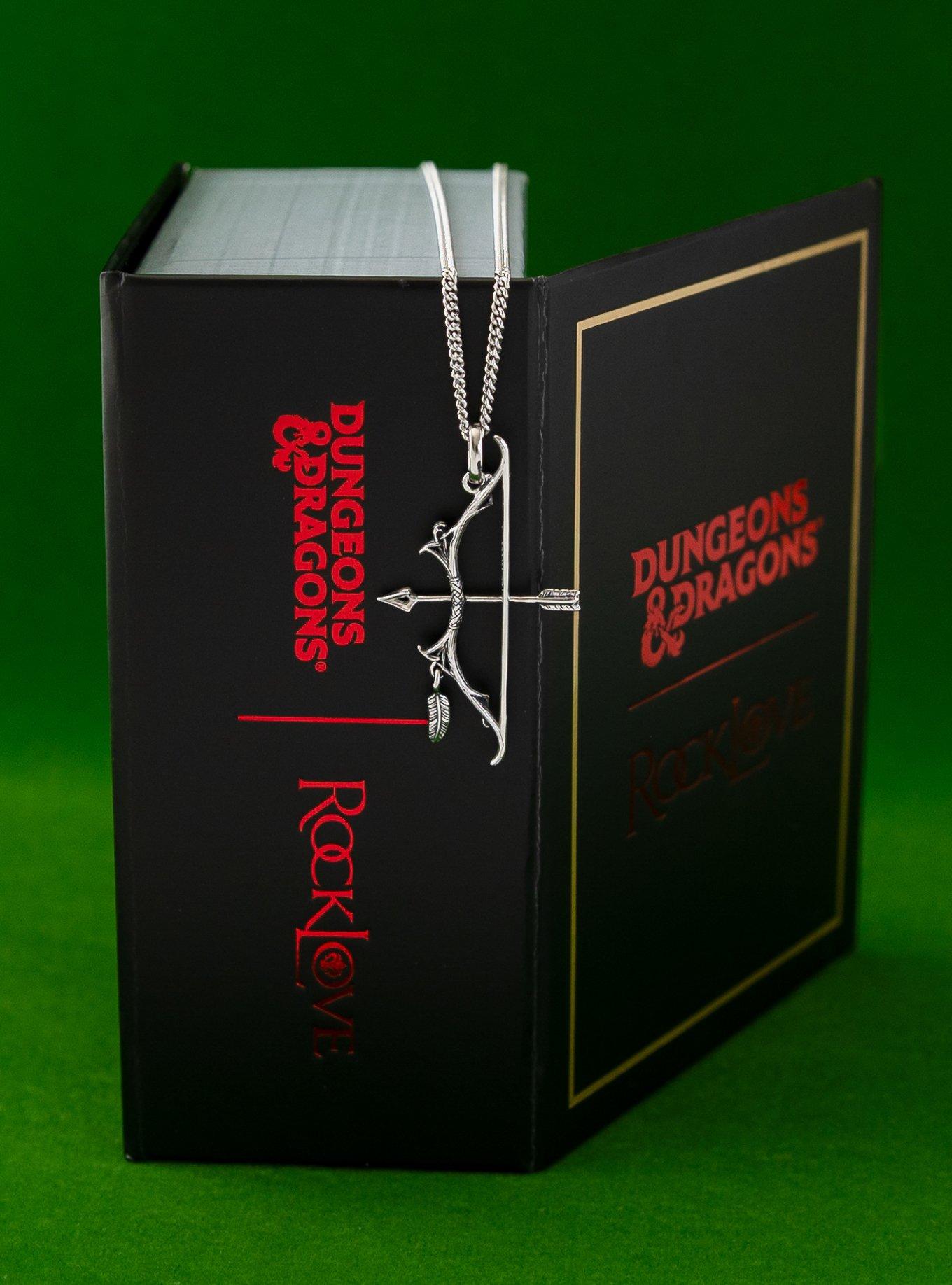Dungeons and Dragons X RockLove Ranger Bow and Arrow Necklace, , alternate