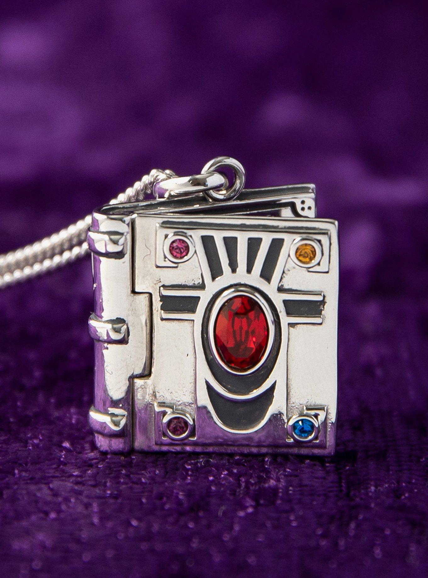 Dungeons and Dragons X RockLove Wizard Spell Book Necklace, , alternate