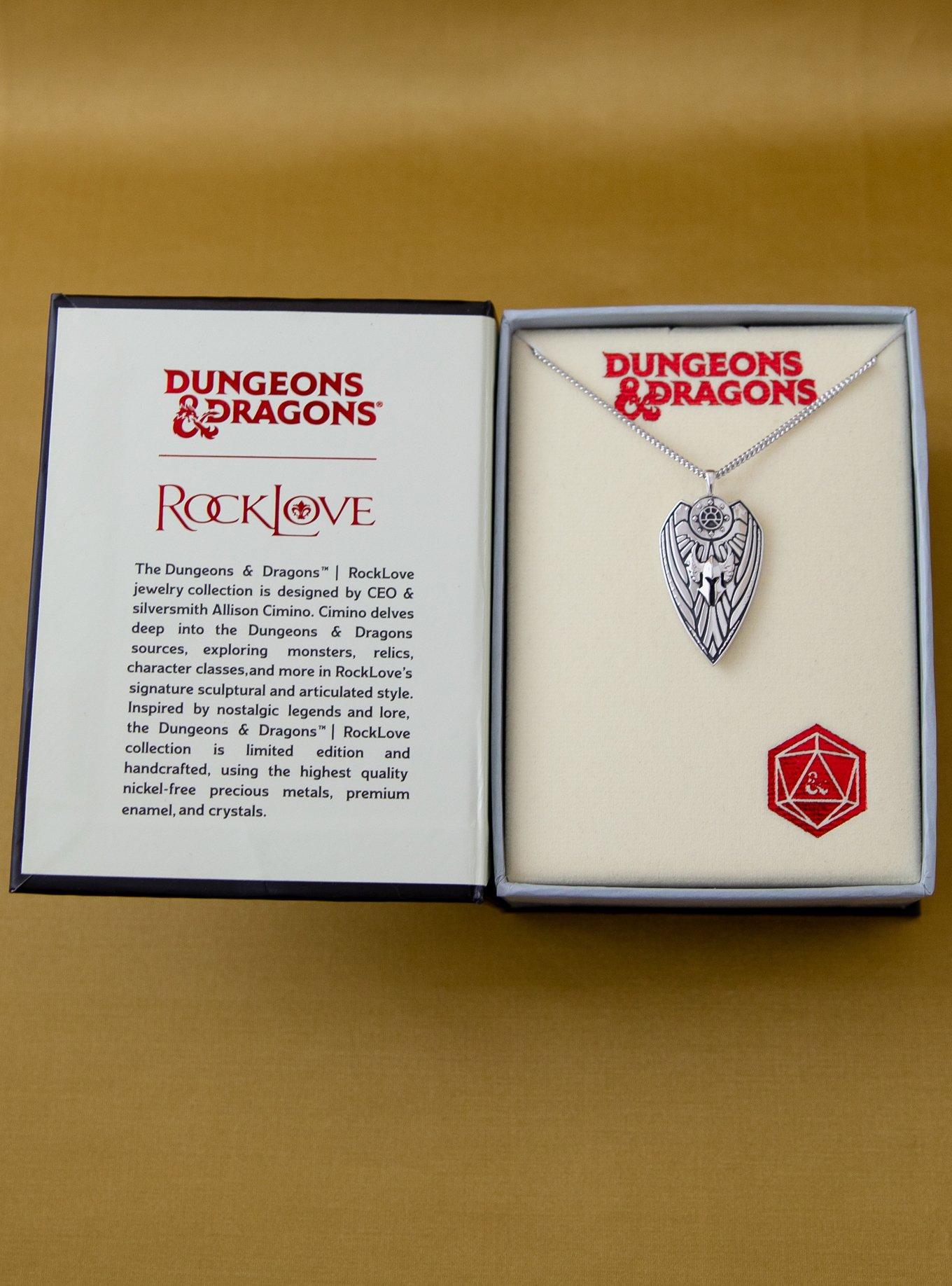 Dungeons and Dragons X RockLove Paladin Shield Necklace