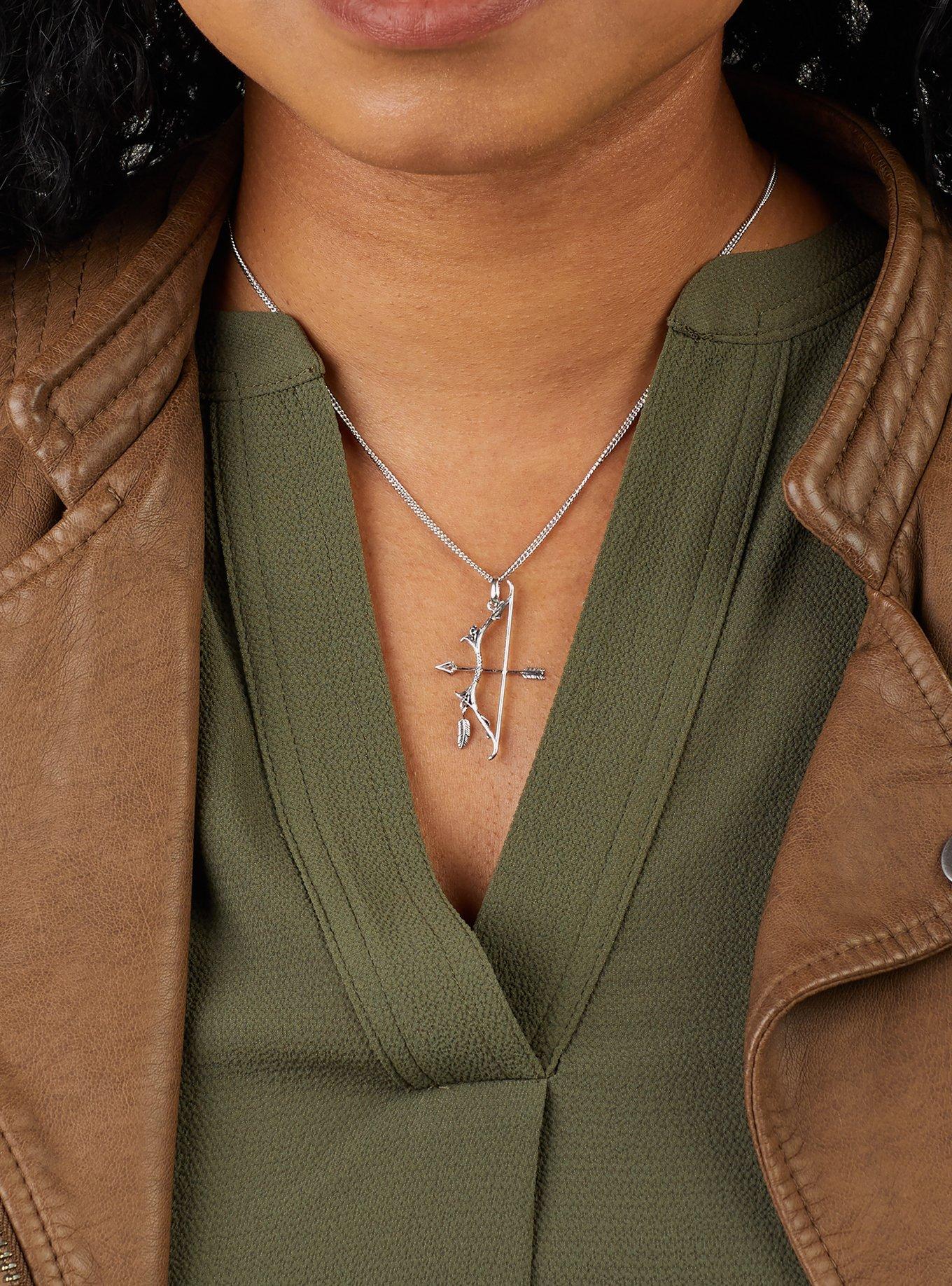 Dungeons and Dragons X RockLove Ranger Bow and Arrow Necklace, , hi-res