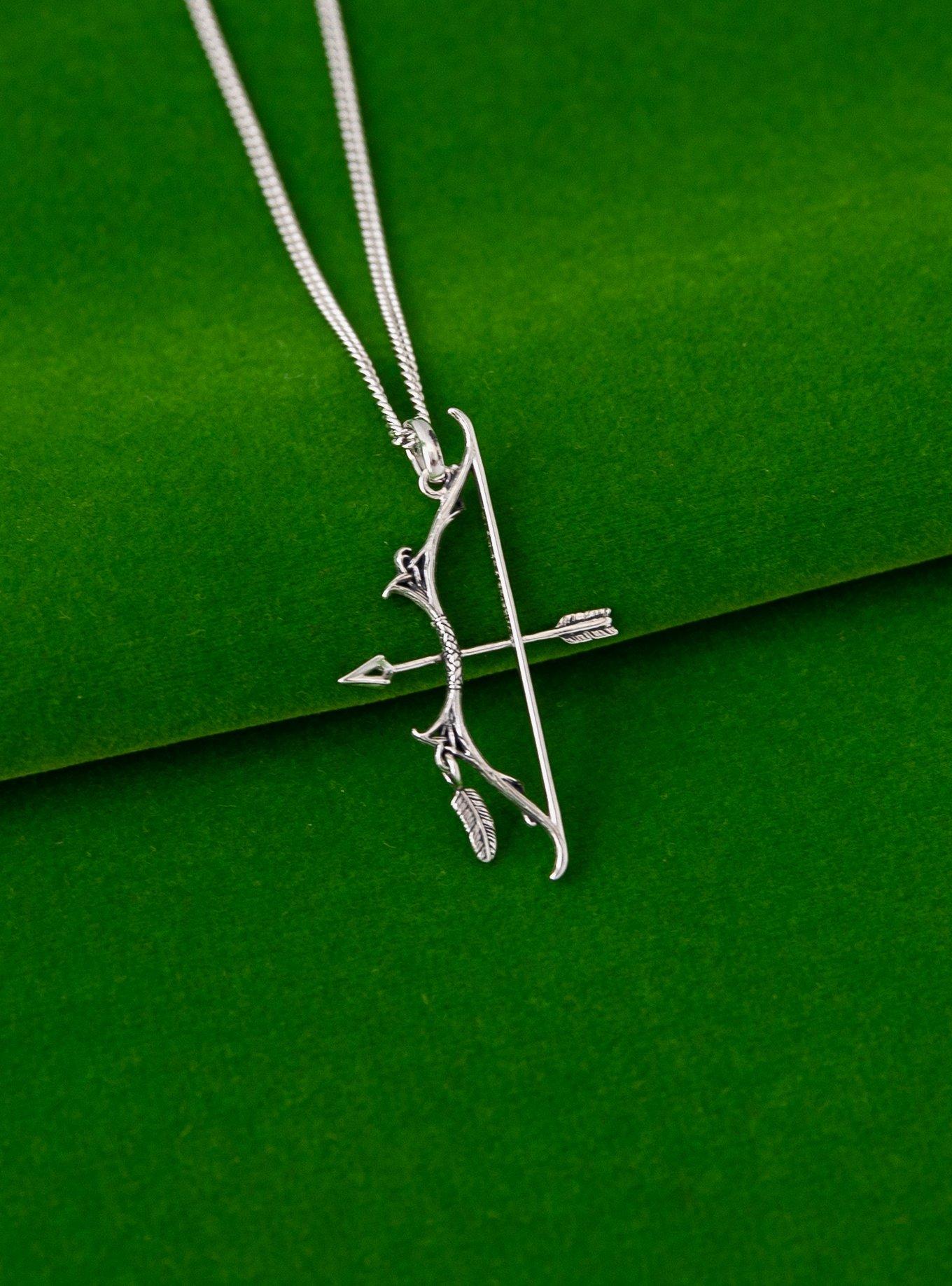 Dungeons and Dragons X RockLove Ranger Bow and Arrow Necklace, , alternate