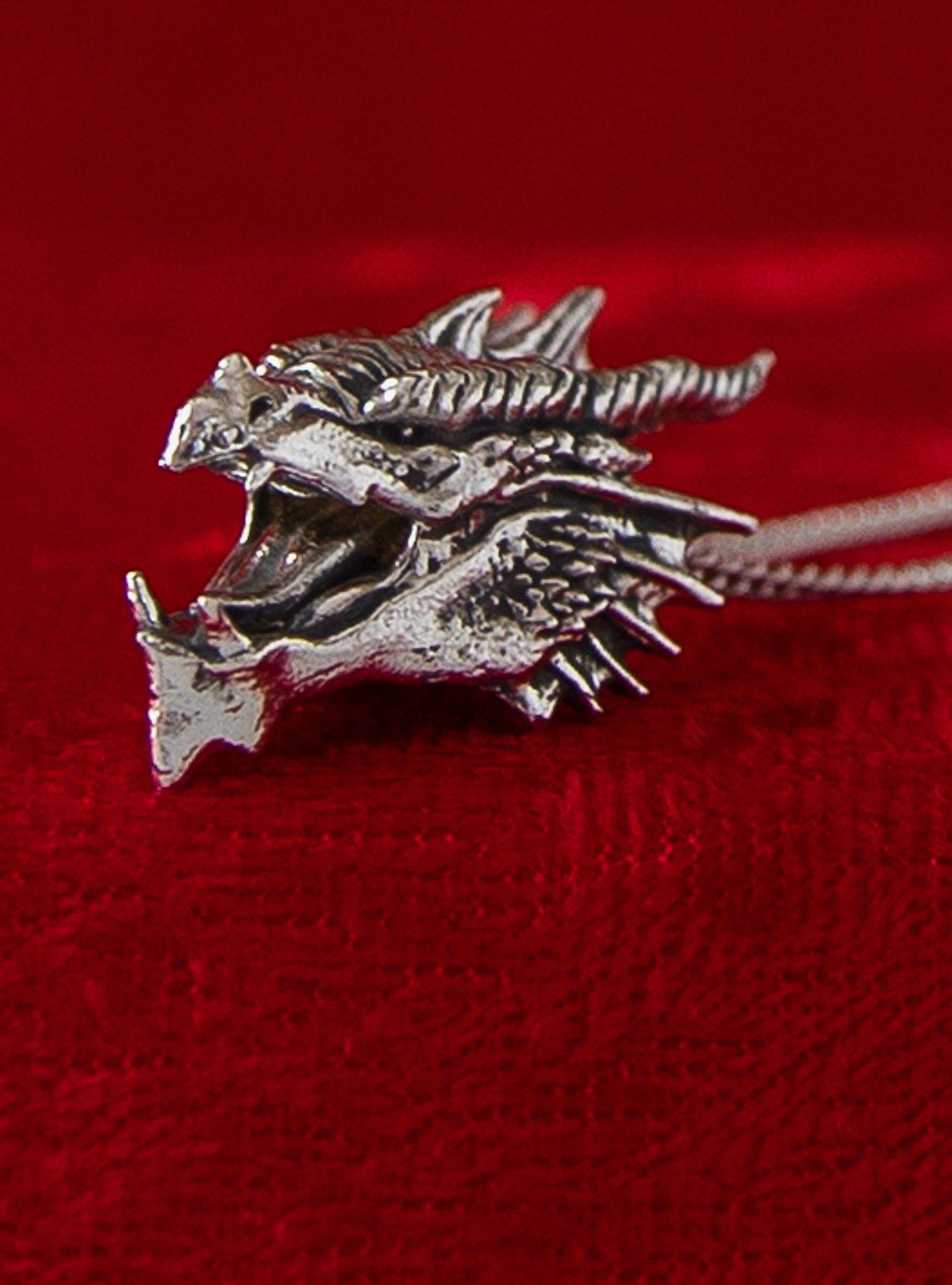 Dungeons and Dragons X RockLove Red Dragon Necklace, , alternate