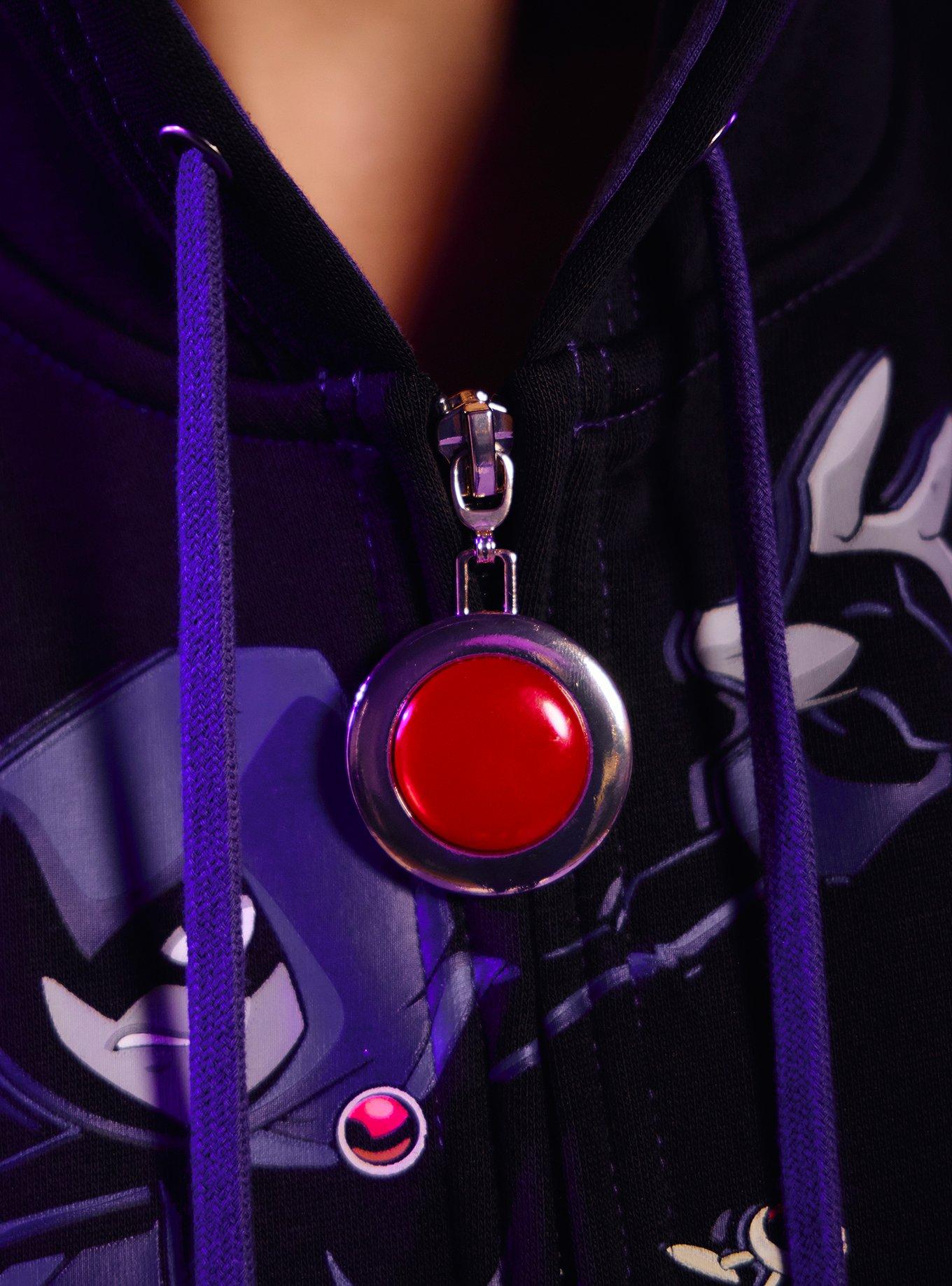 DC Comics Teen Titans Raven Girls Oversized Hoodie, MULTI, alternate - view 5