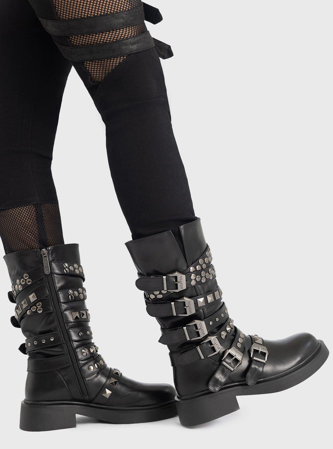 KIHILIST Blood Grunge Boots, , hi-res