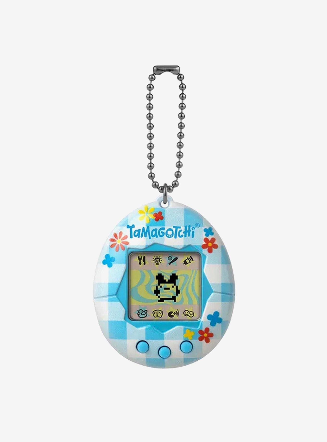 Bandai Namco Tamagotchi Flower Gingham Virtual Pet Game, , hi-res