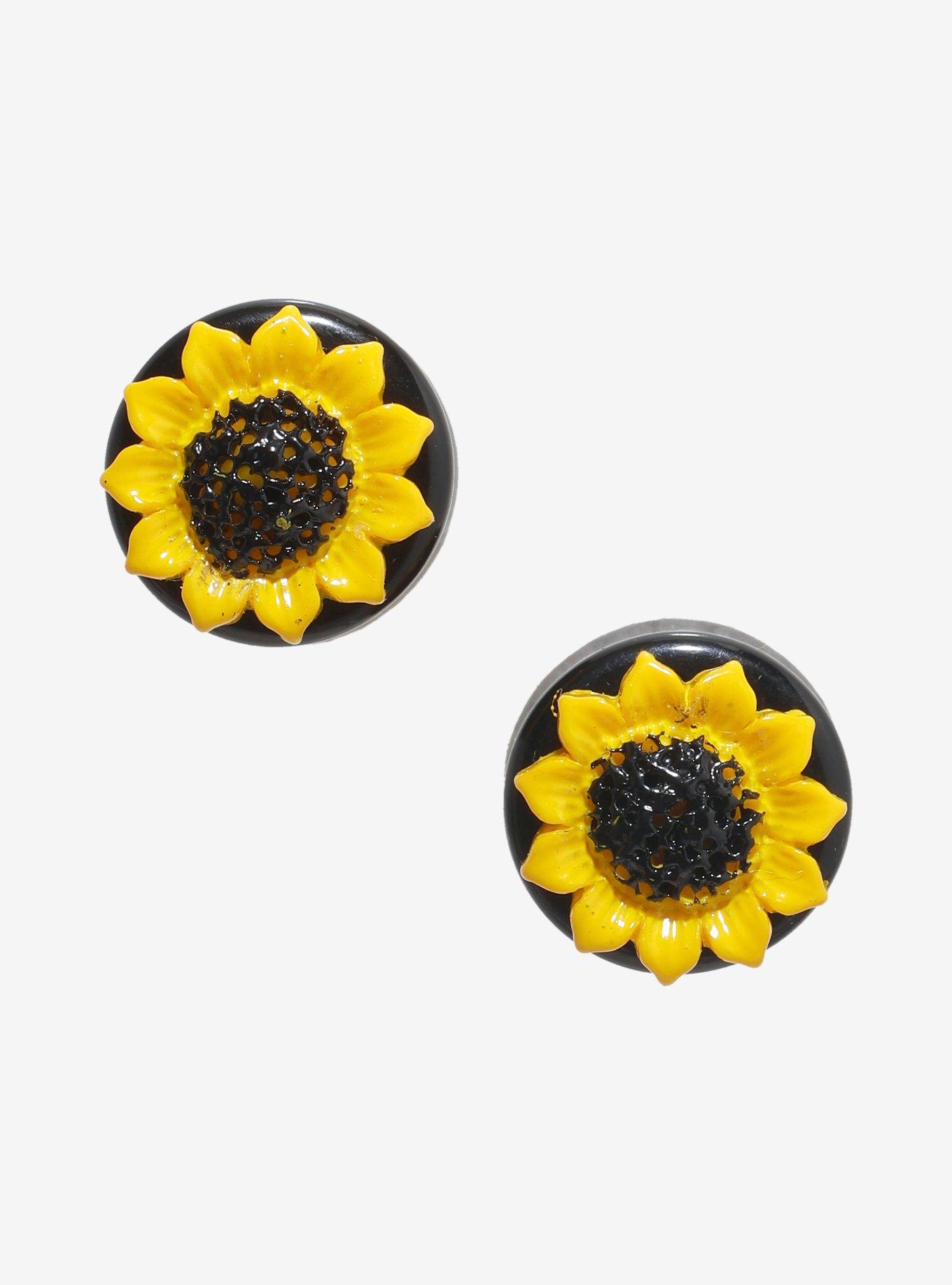 9/16 Resin Sunflower Plug 2 Pack, , hi-res