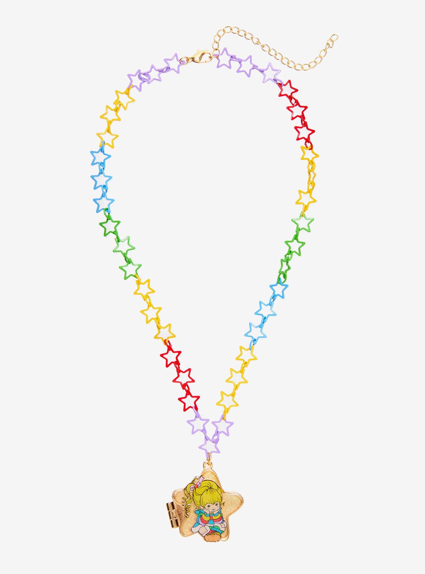 Rainbow Brite Star Locket Necklace, , hi-res