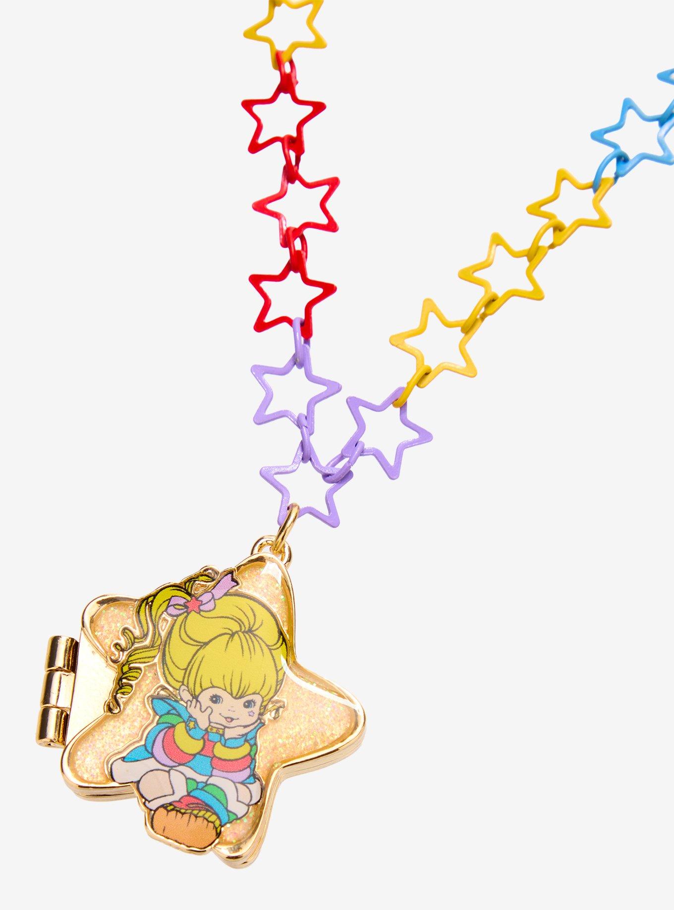 Rainbow Brite Star Locket Necklace, , alternate