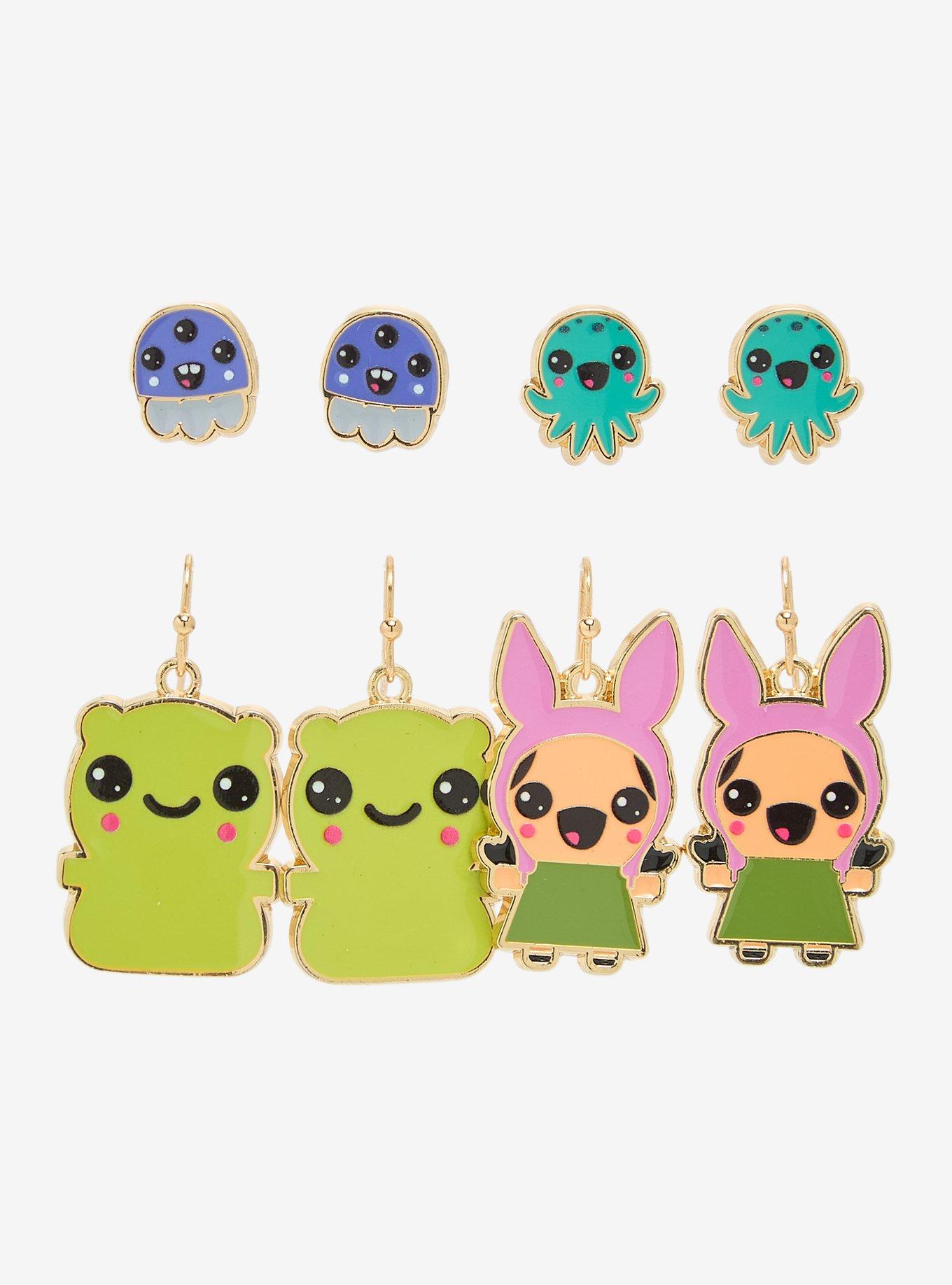 Bob's Burgers Drop & Stud Earring Set, , alternate - view 2