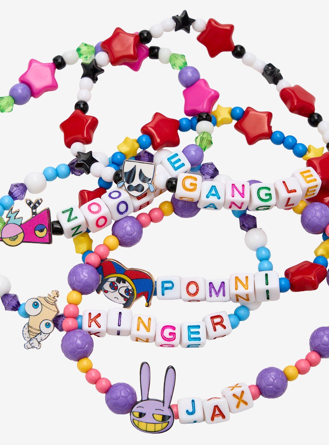 The Amazing Digital Circus Character Bead Bracelet Set, , alternate - view 3